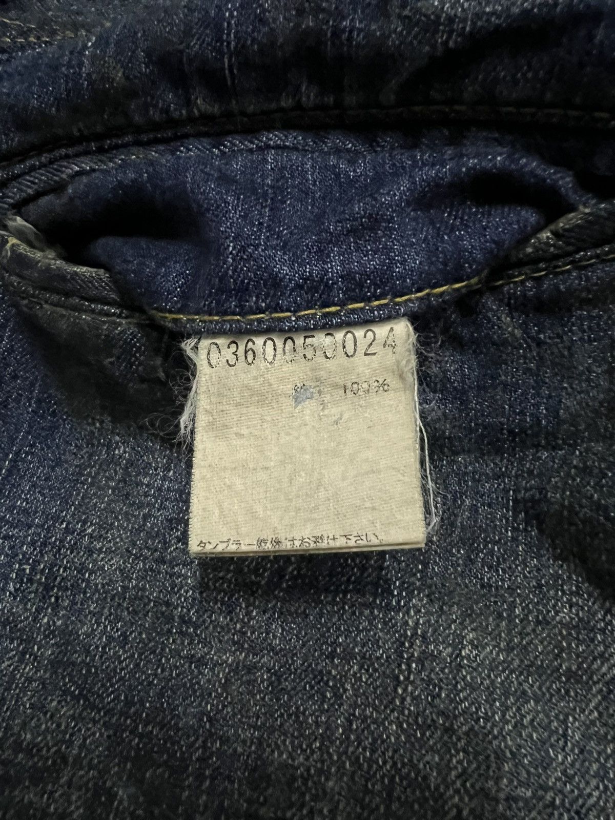 CIVARIZE Designwork 🇯🇵 Dirty Waxed Painter Trompe l'œil Homeless Denim Size US 31 - 11 Thumbnail