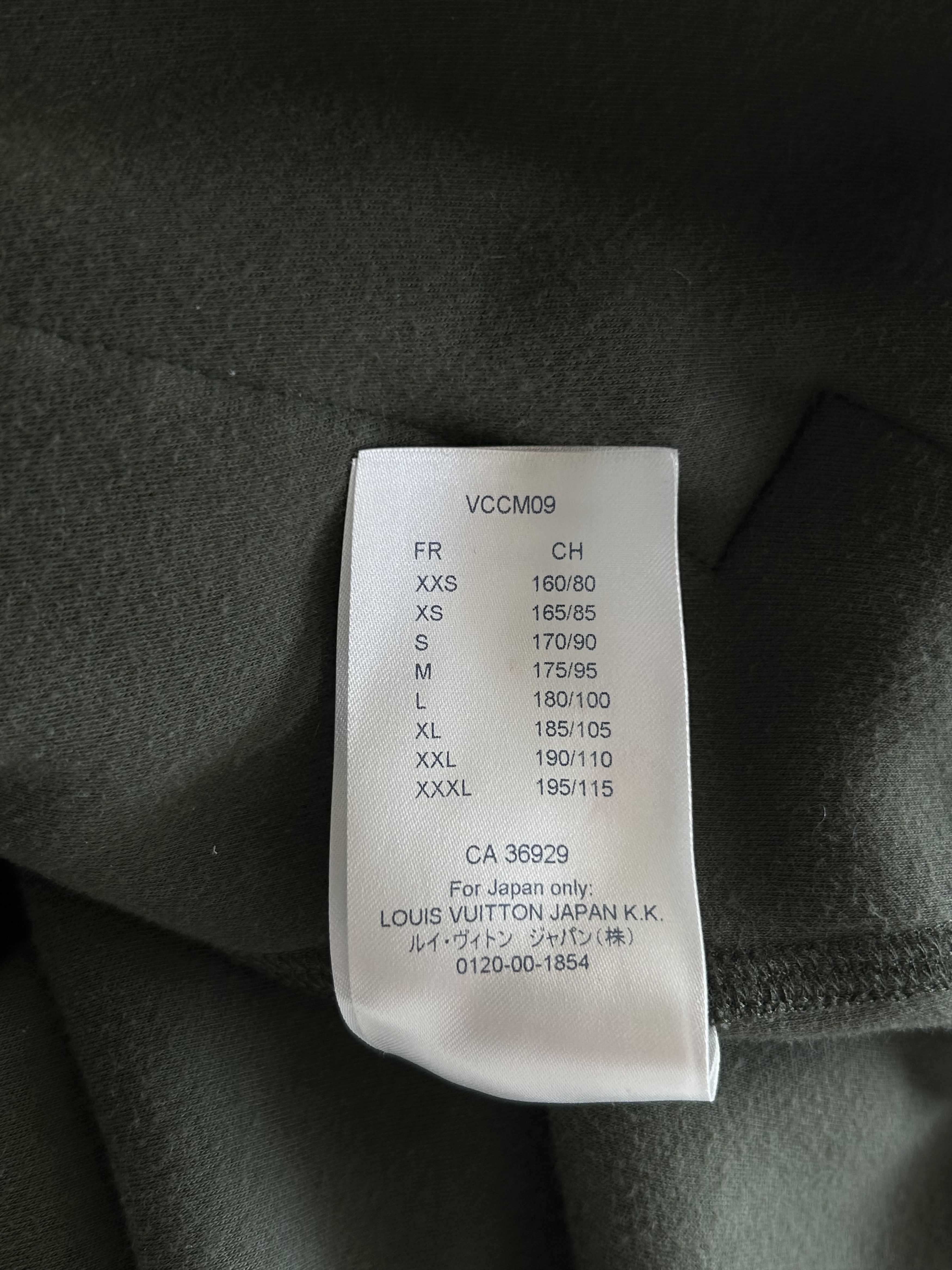 Louis Vuitton Louis Vuitton Olive Staples Zip Up Hoodie Size US XL / EU 56 / 4 - 6 Thumbnail