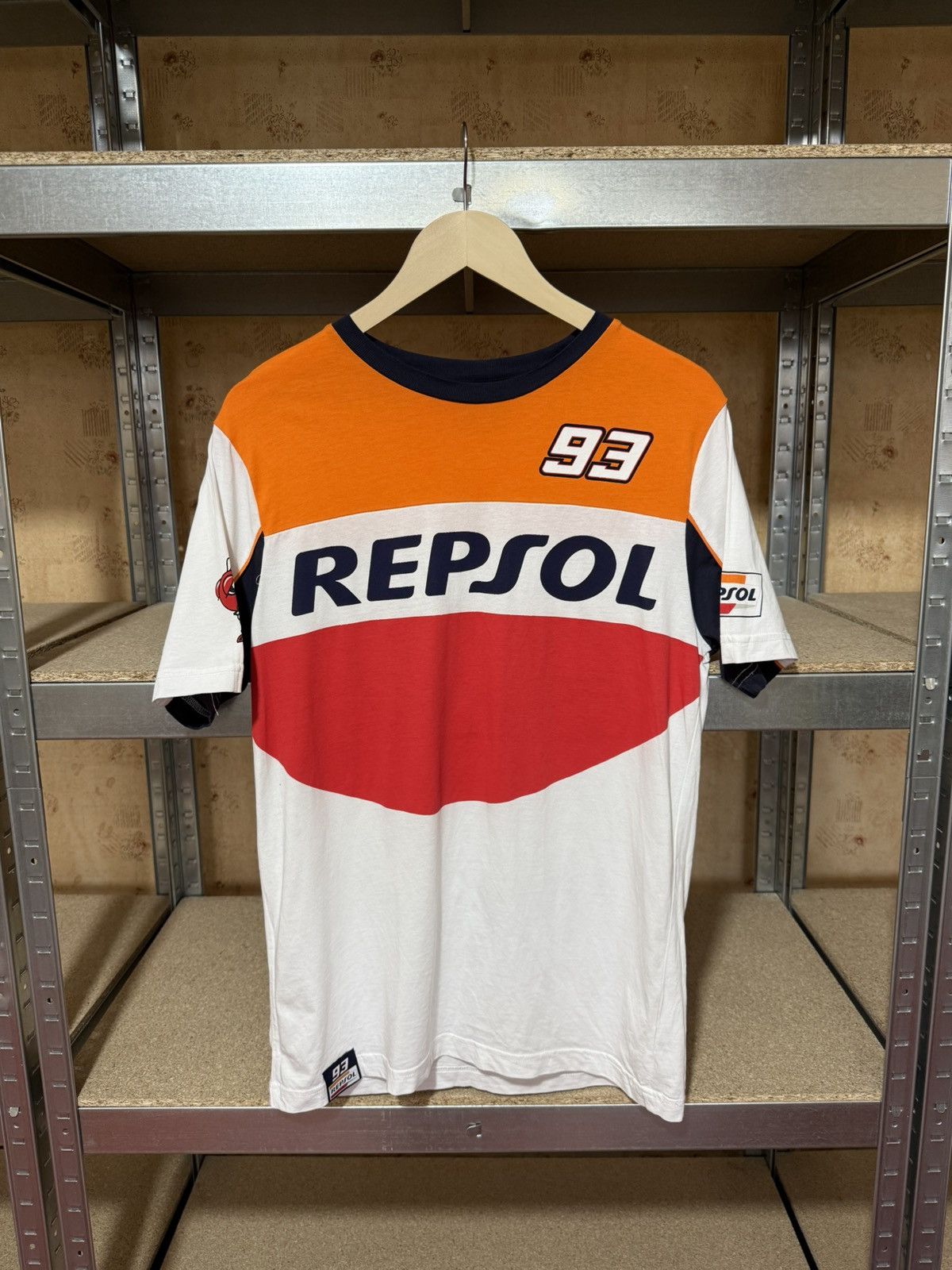 Honda × NASCAR Rare Racing Persol Marquez NASCAR F1 Formula UNO T-Shirt Size US M / EU 48-50 / 2 - 1 Thumbnail