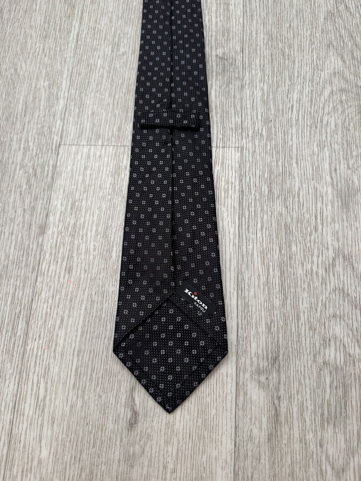 Kiton Kiton Napoli Black Tie Size ONE SIZE - 4 Thumbnail