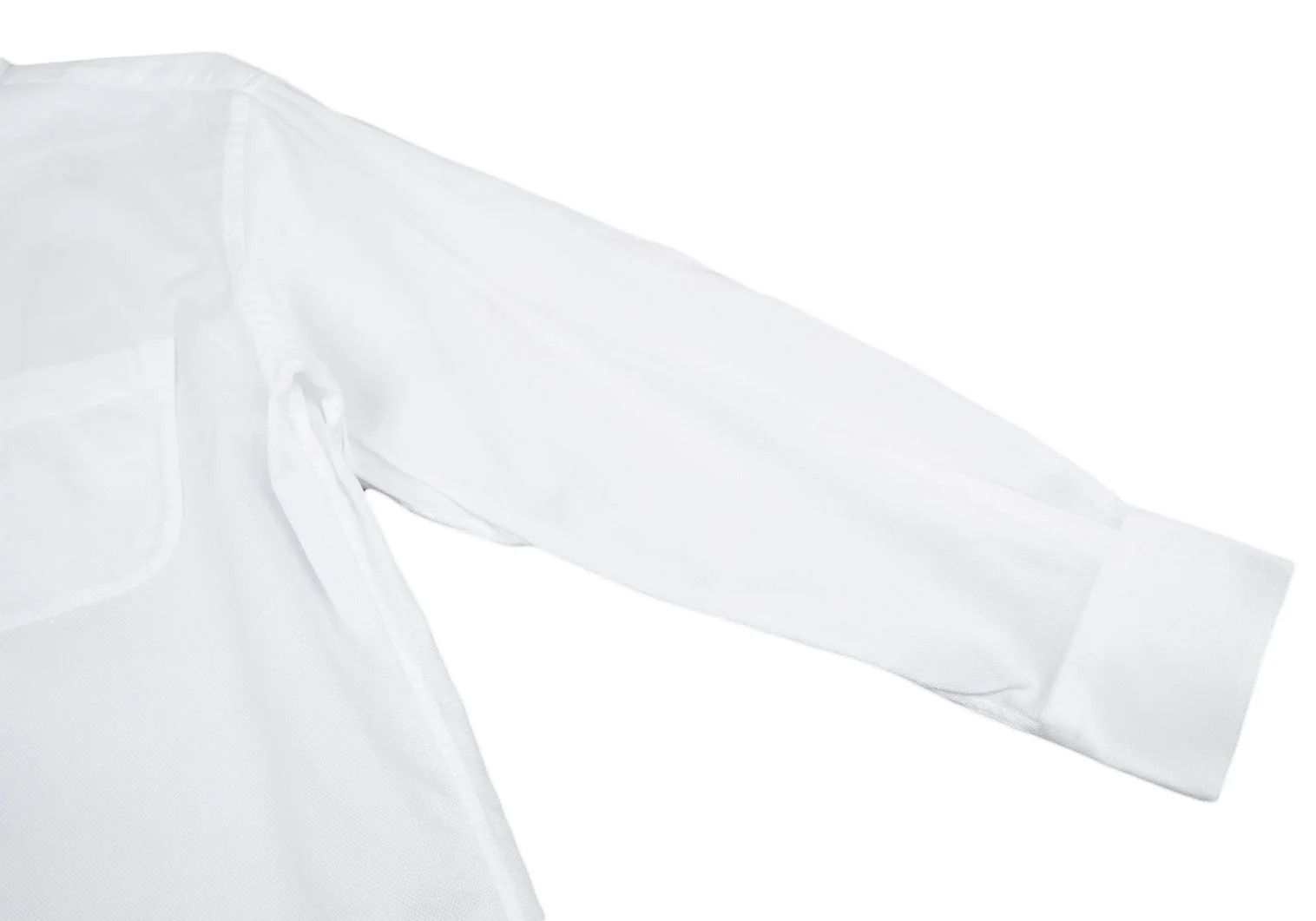 Emporio Armani Cotton Dobby Button-Down Shirt in White, Size 42 Size US XS / EU 42 / 0 - 8 Thumbnail
