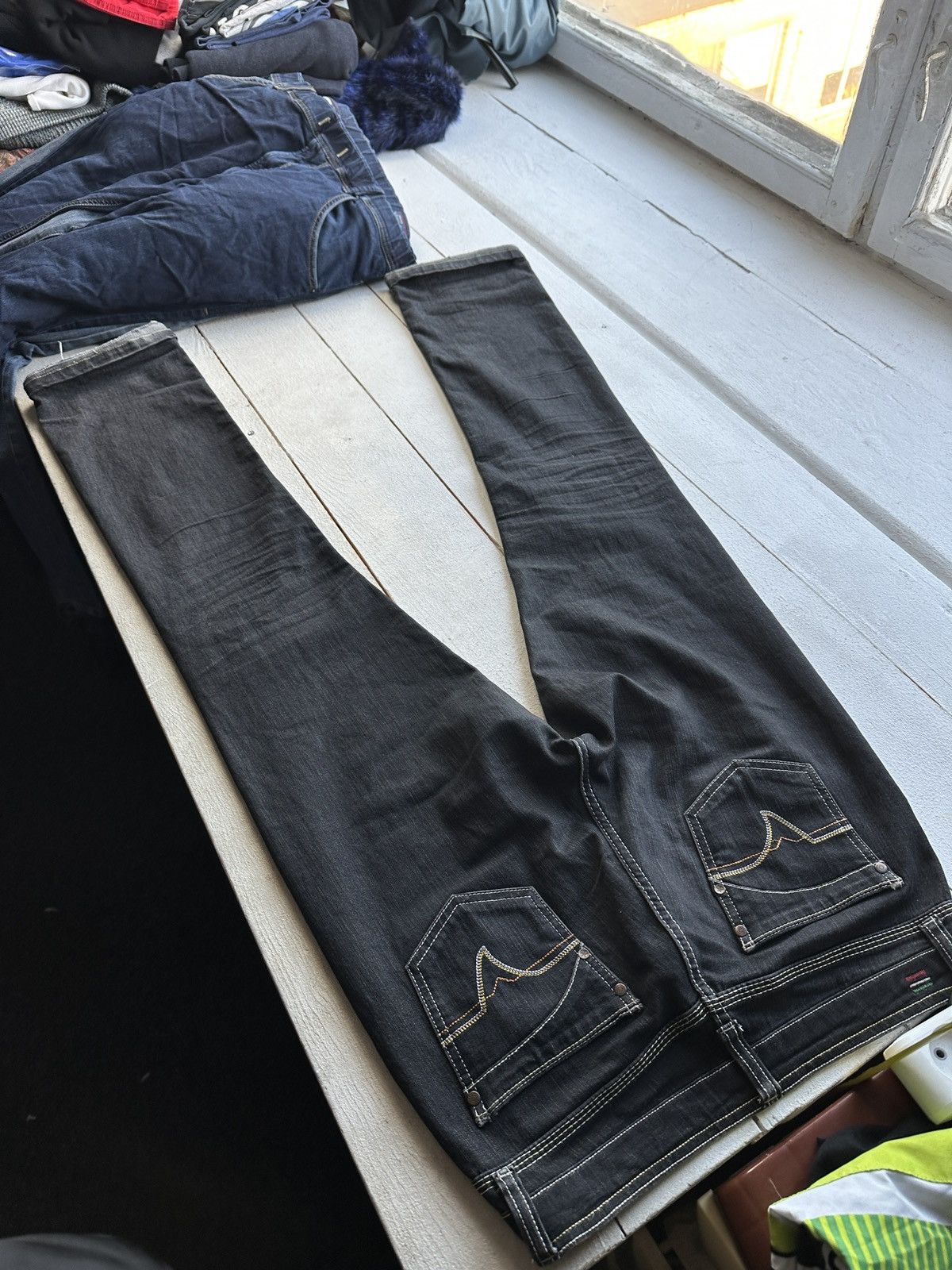 Diesel 🚨Gothic Diesel Regular Slim relax Flared Jeans Womens Size 31" - 12 Thumbnail
