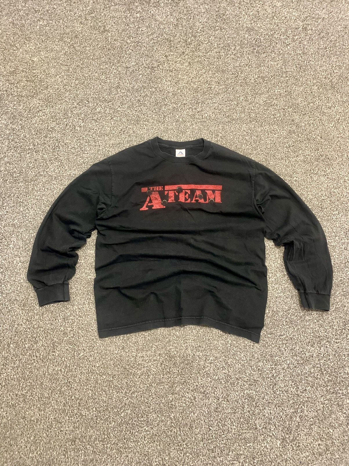 Vintage The “A Team” Series 90’s Logo Longsleeve Size US L / EU 52-54 / 3 - 1 Thumbnail