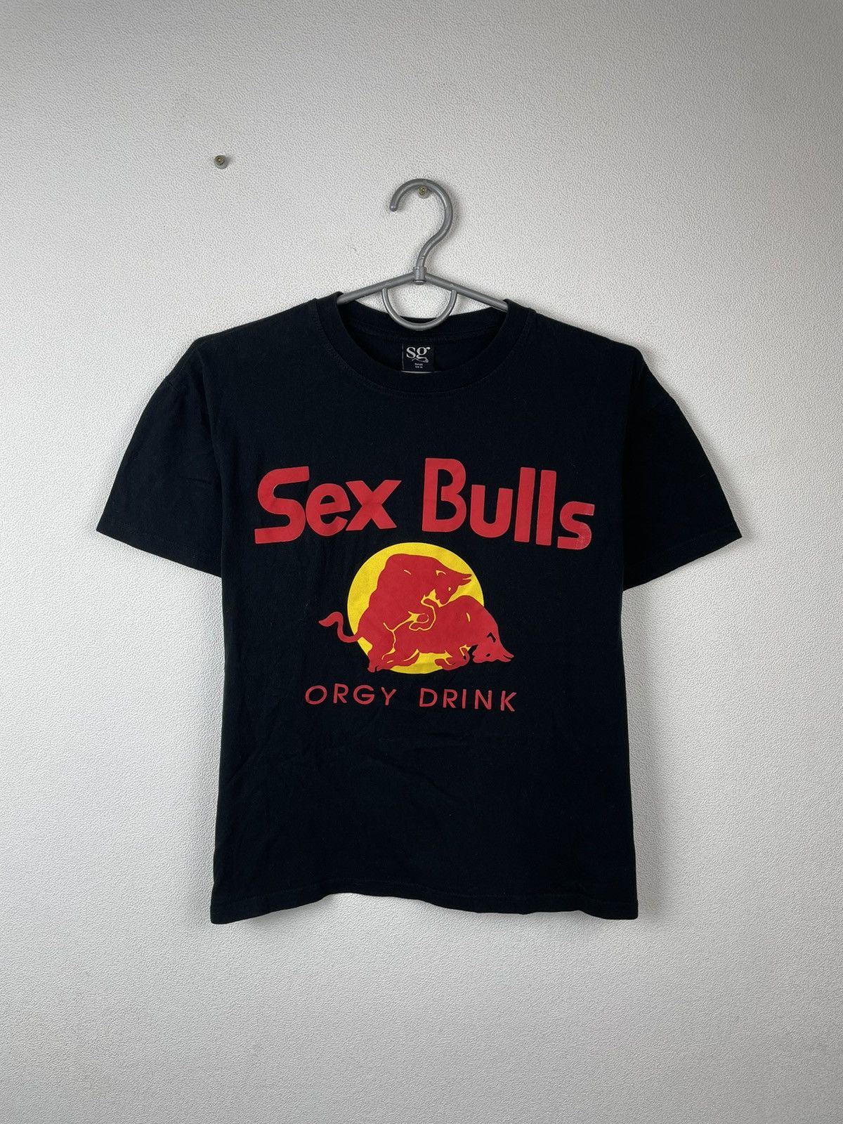 Vintage Vintage Funny Sex Bulls Orgy Drink Big Print Tee Shirt Grailed