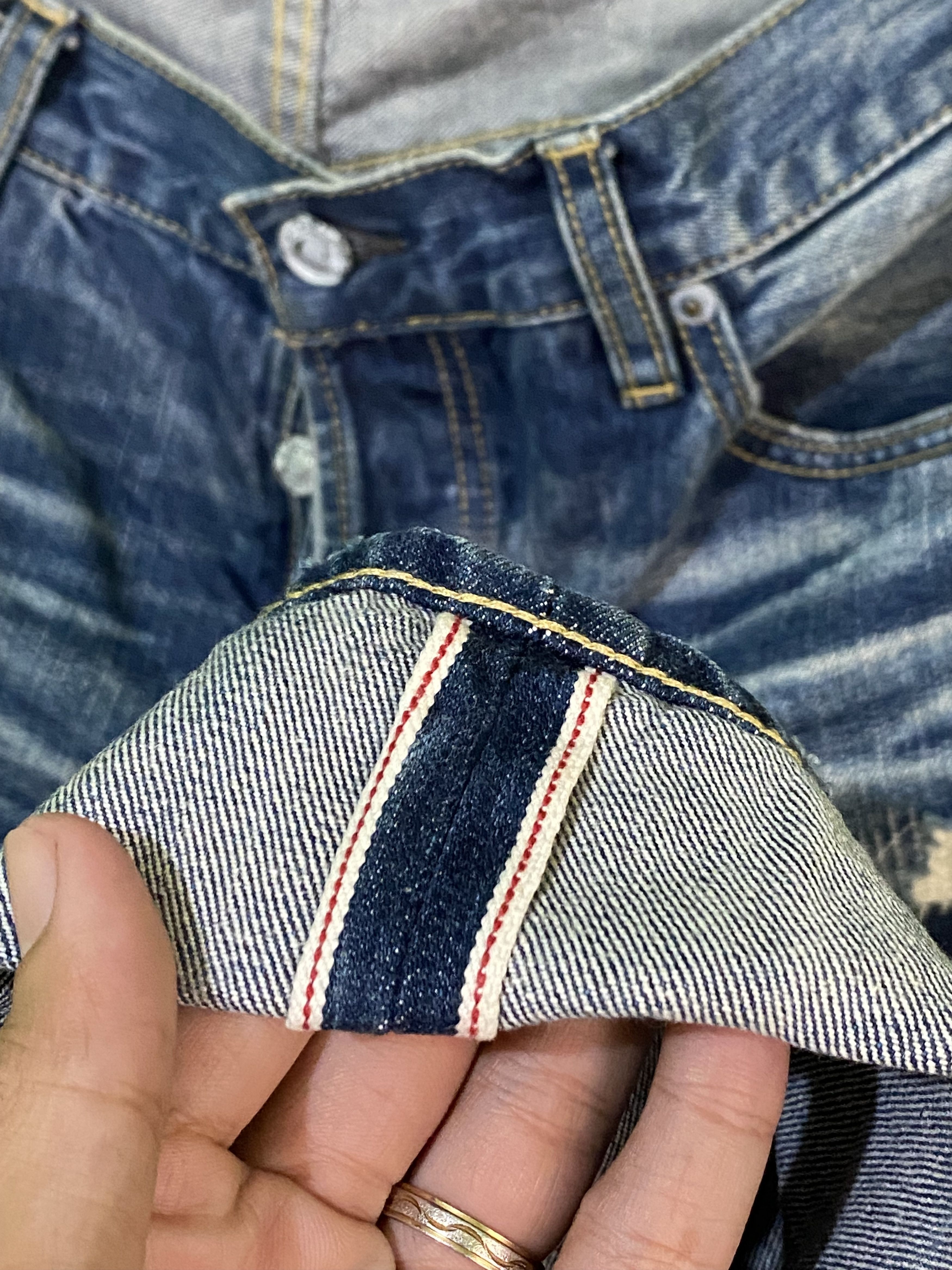 Hysteric Glamour × Vintage Hysteric Glamour Selvedge Distressed Punk Jeans Size US 33 - 4 Thumbnail