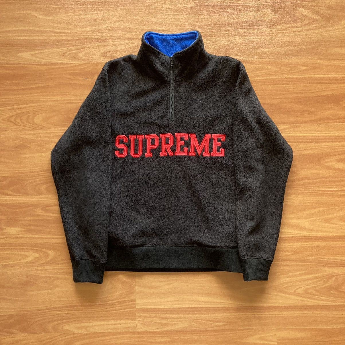 Buy Supreme x Polartec Half Zip Pullover 'Black' - FW20SW53
