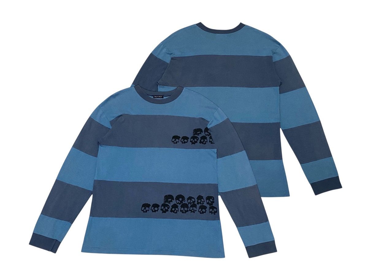 Beauty Beast × Japanese Brand Vintage “Milk Boy” Skull Long Sleeve T-Shirt Size US M / EU 48-50 / 2 - 1 Thumbnail