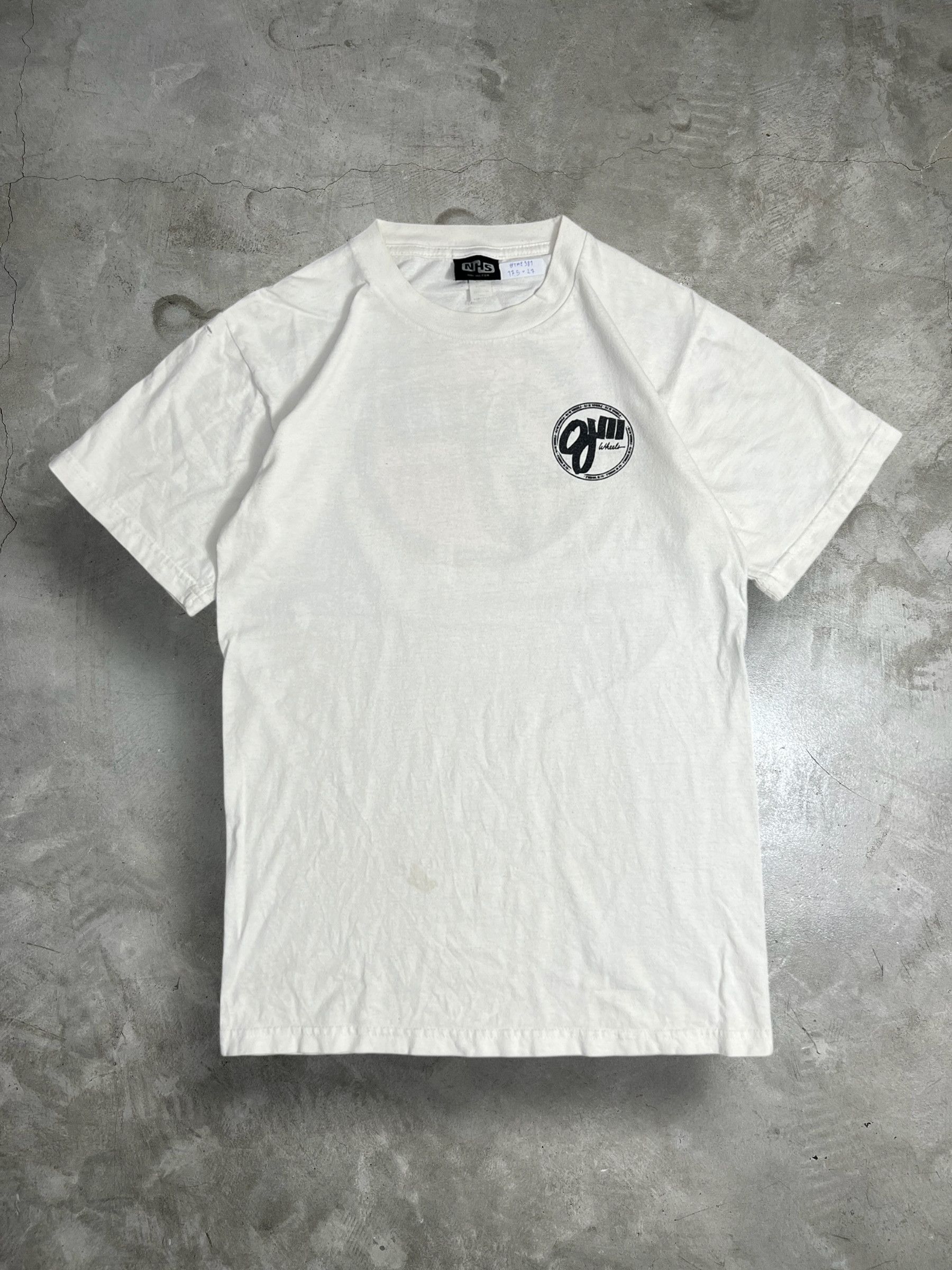 Vintage Vintage OJ III Wheels Skateboard Streetwear Tee (S) GTME381 Size US S / EU 44-46 / 1 - 9 Thumbnail