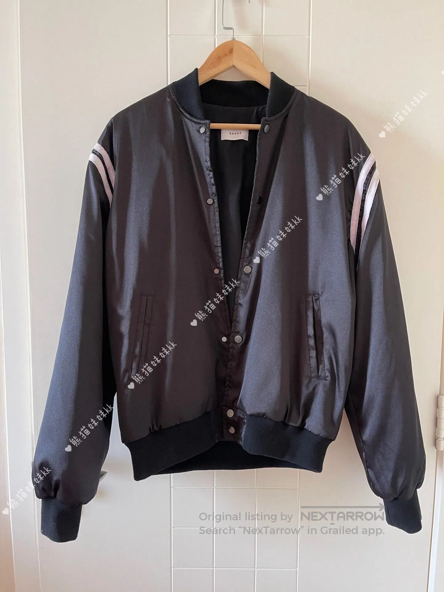 Rhude RHUDE Embroidered Satin Jacket. Size US L / EU 52-54 / 3 - 1 Thumbnail