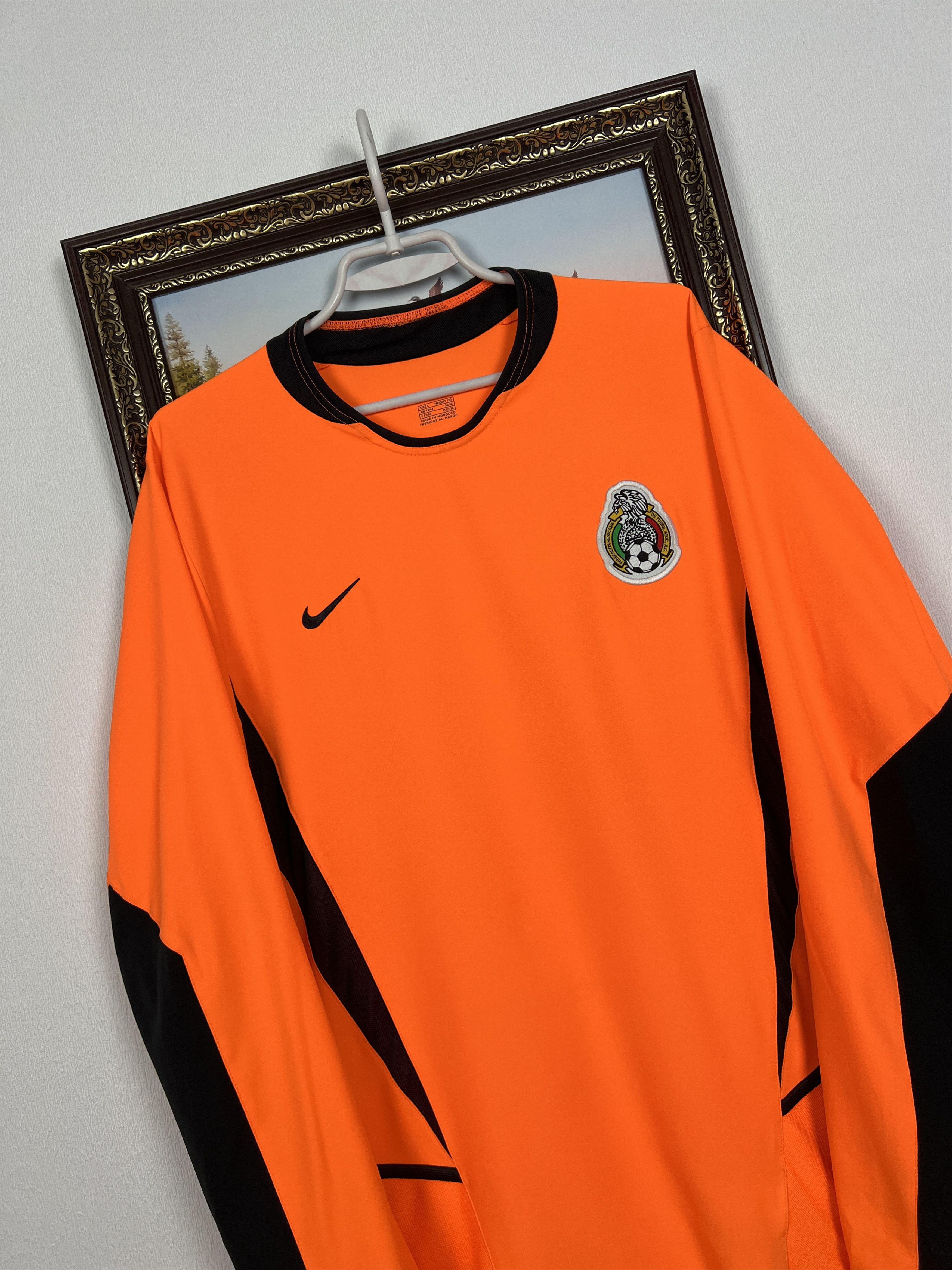Nike Mexico Goalkeeper football shirt Soccer Nike National Tee Size US L / EU 52-54 / 3 - 5 Thumbnail