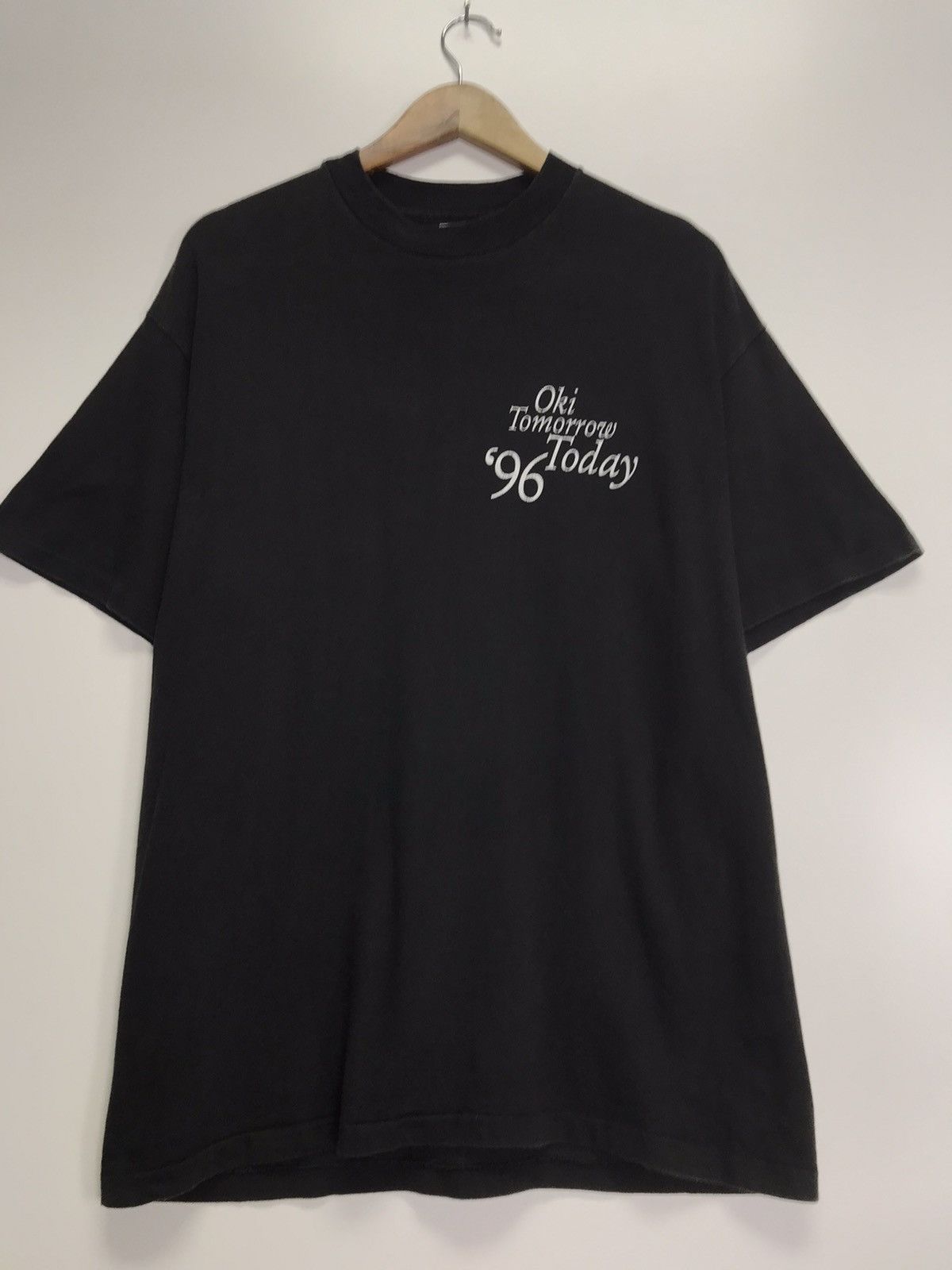 Hanes Vintage 1996 Oki Tomorrow today tee Size US L / EU 52-54 / 3 - 2 Thumbnail
