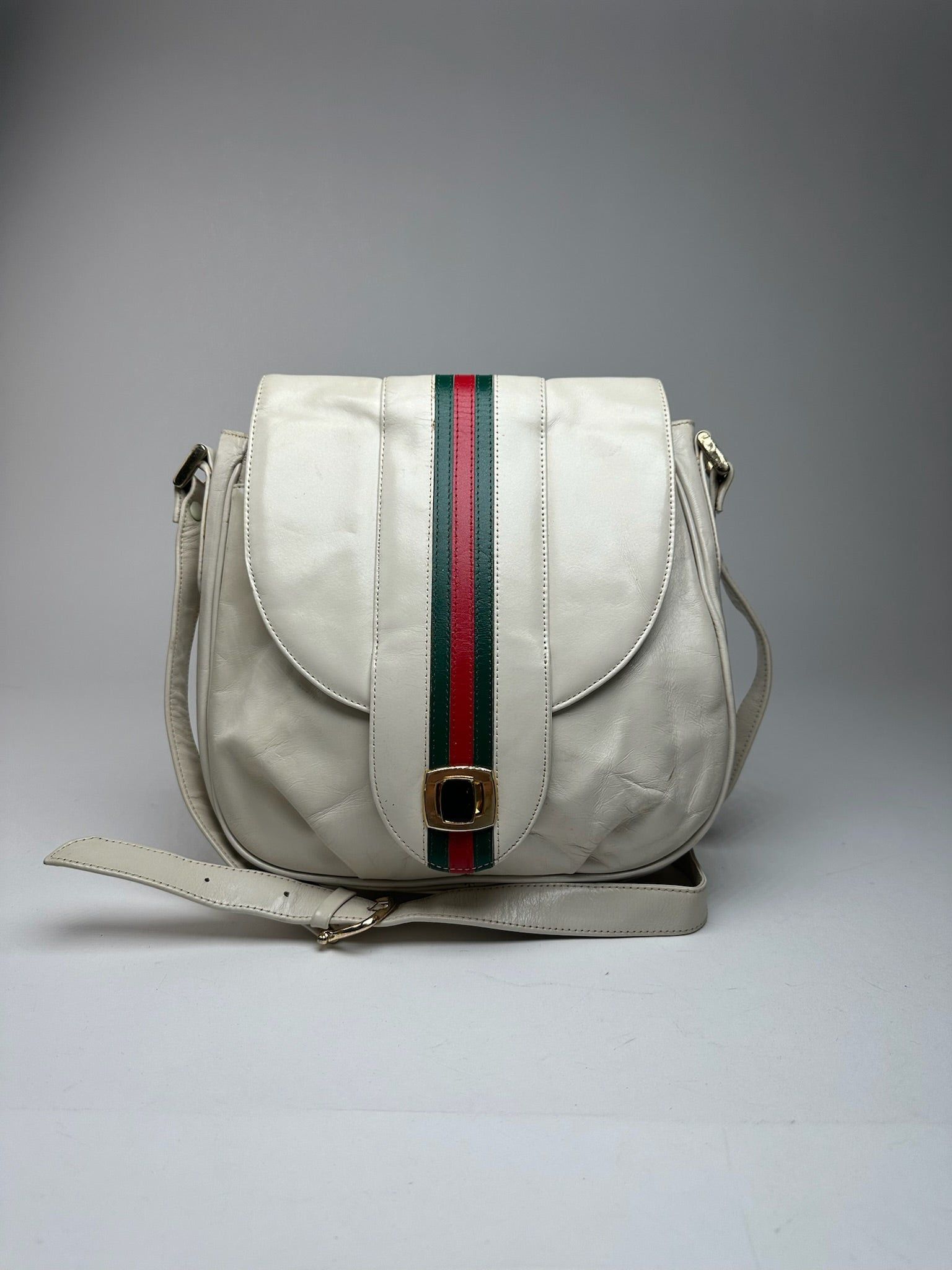 Gucci Vintage Leather bag white Size ONE SIZE - 1 Thumbnail