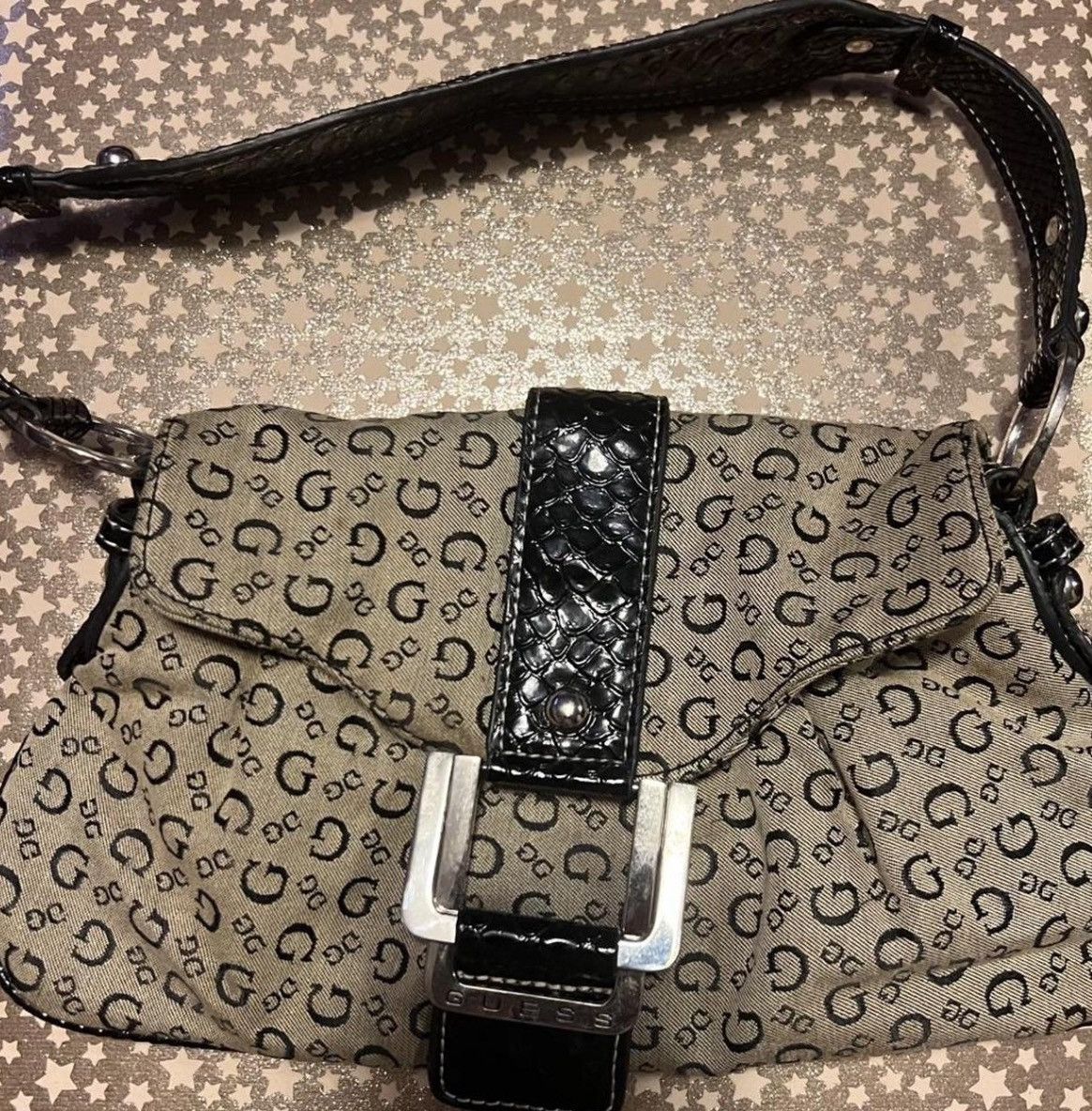 Guess Guess Vintage Y2K Monogram Shoulder Bag Size ONE SIZE - 2 Thumbnail