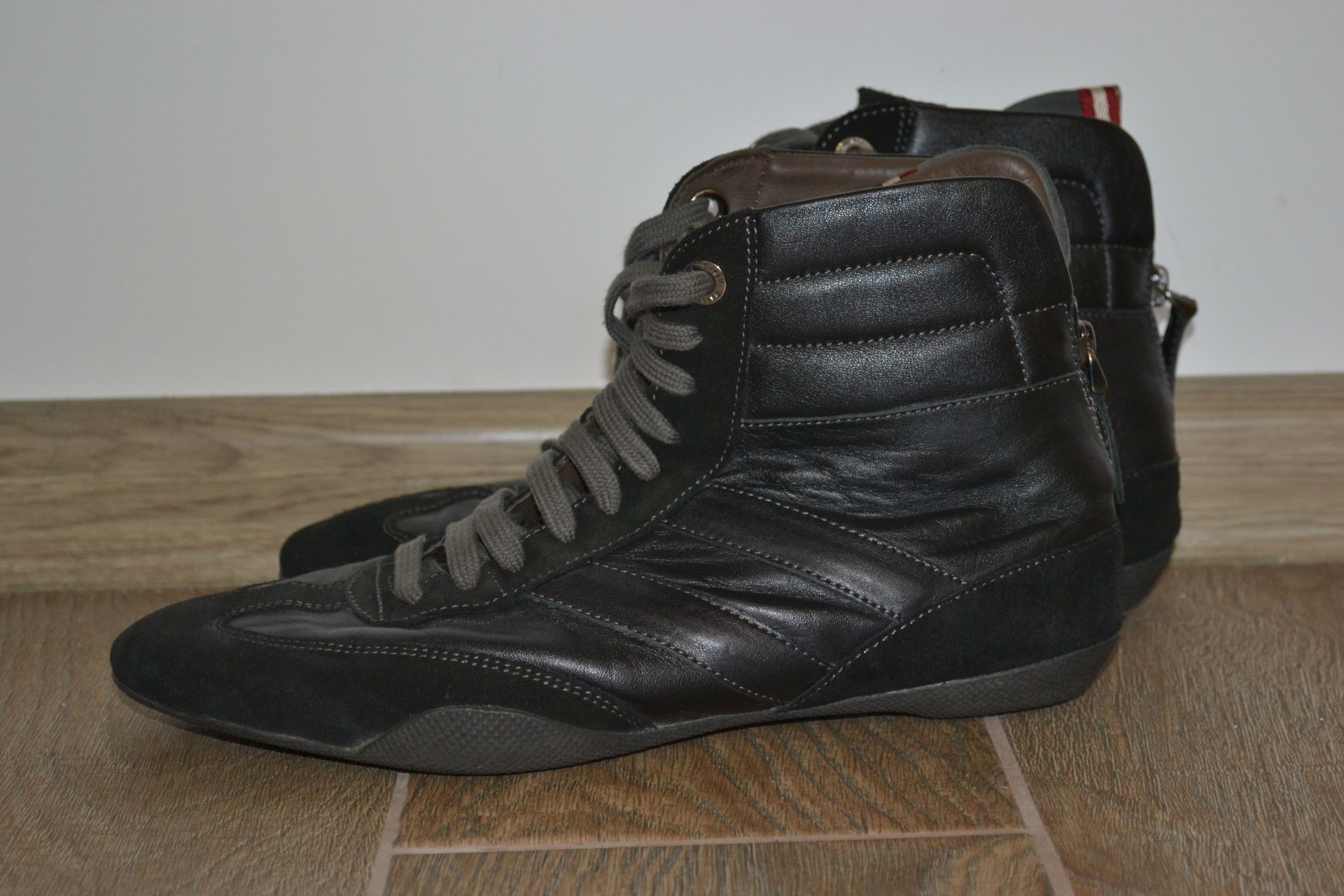 Bally Bally Black Leather Athletic Shoes Size US 8 / IT 38 - 1 Thumbnail