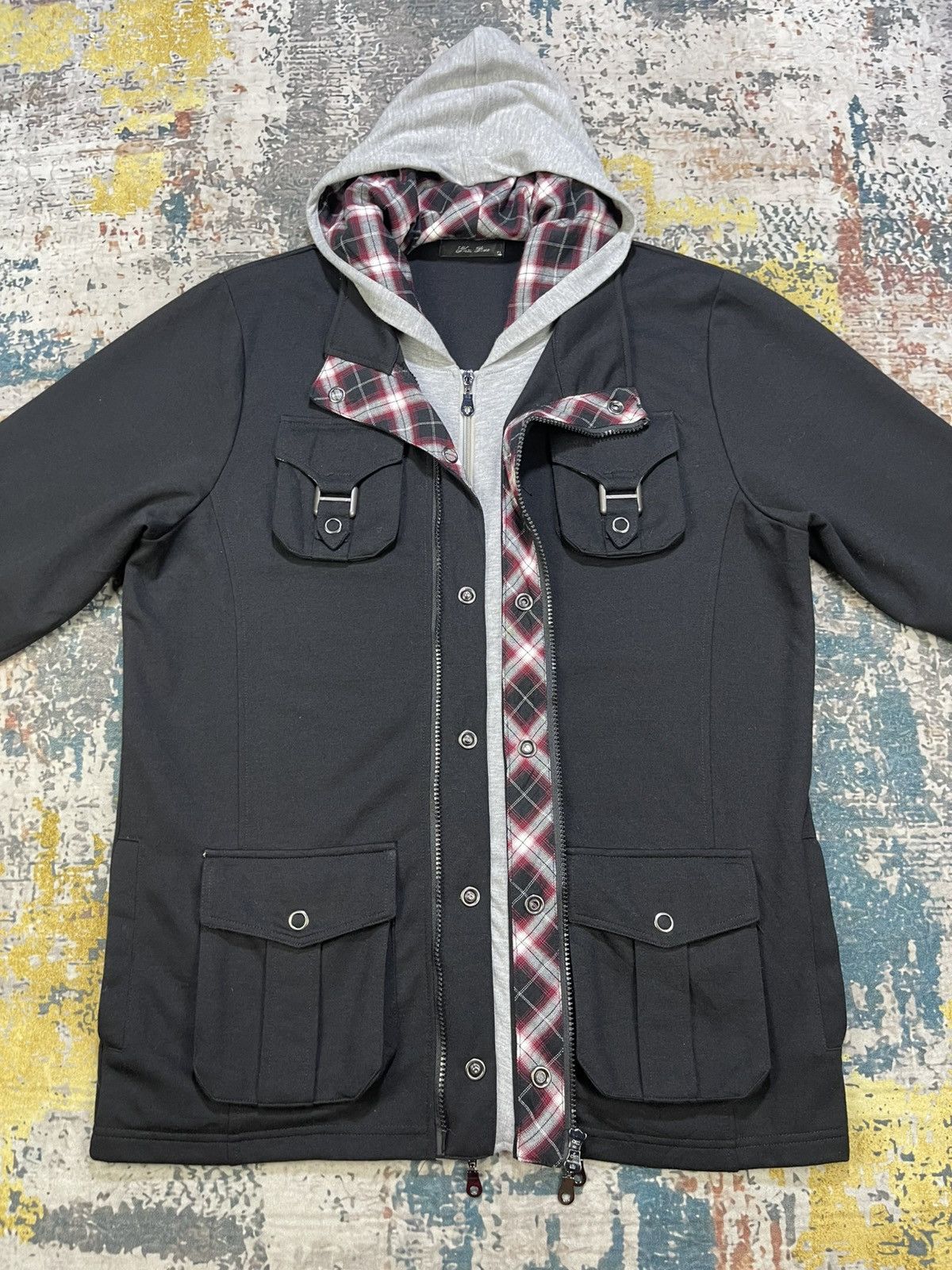 Japanese Brand Nota Bene Grunge Gothic Punk Cargo Jacket Size US M / EU 48-50 / 2 - 7 Thumbnail