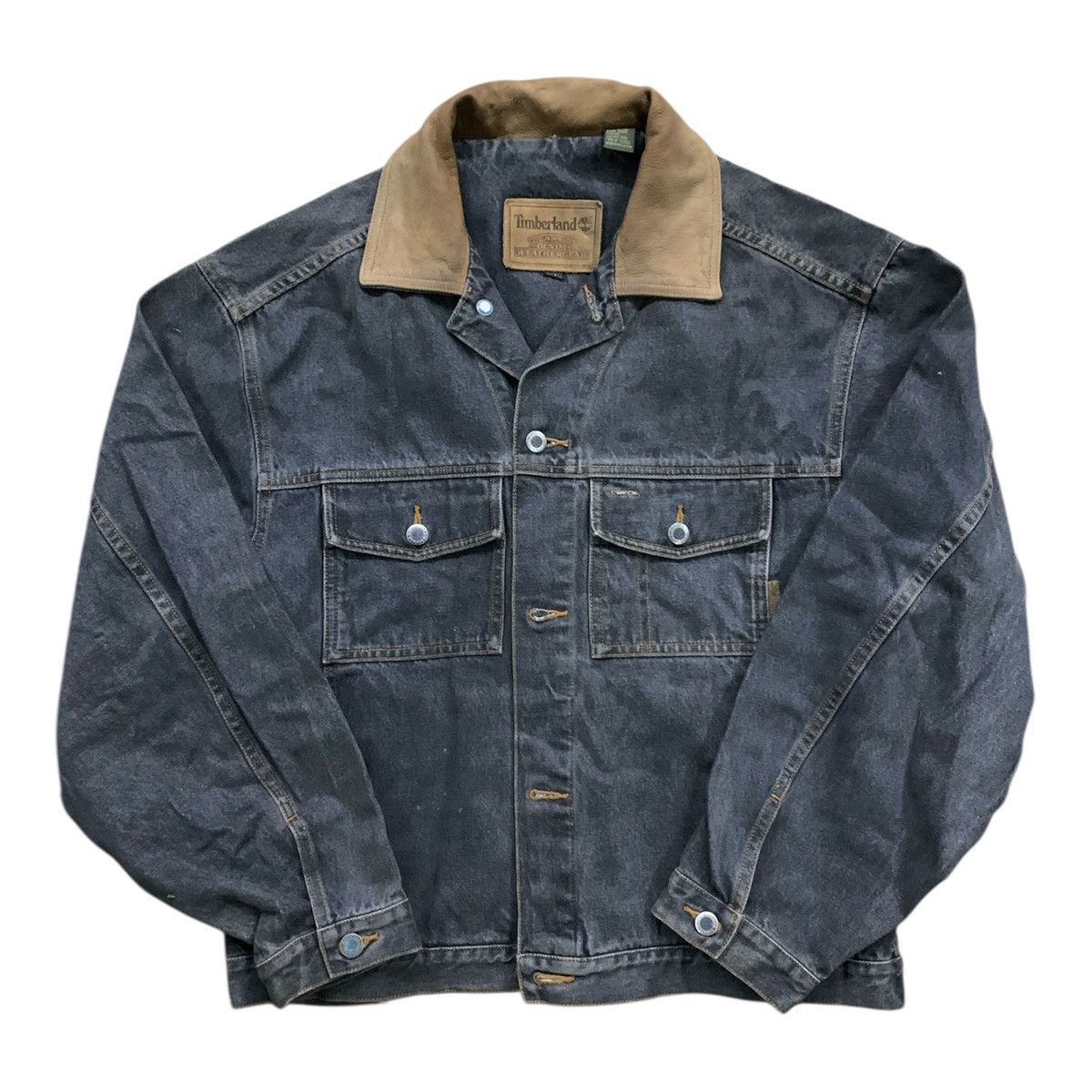 Timberland Vintage Timberland Denim Jacket Size US M / EU 48-50 / 2 - 1 Thumbnail