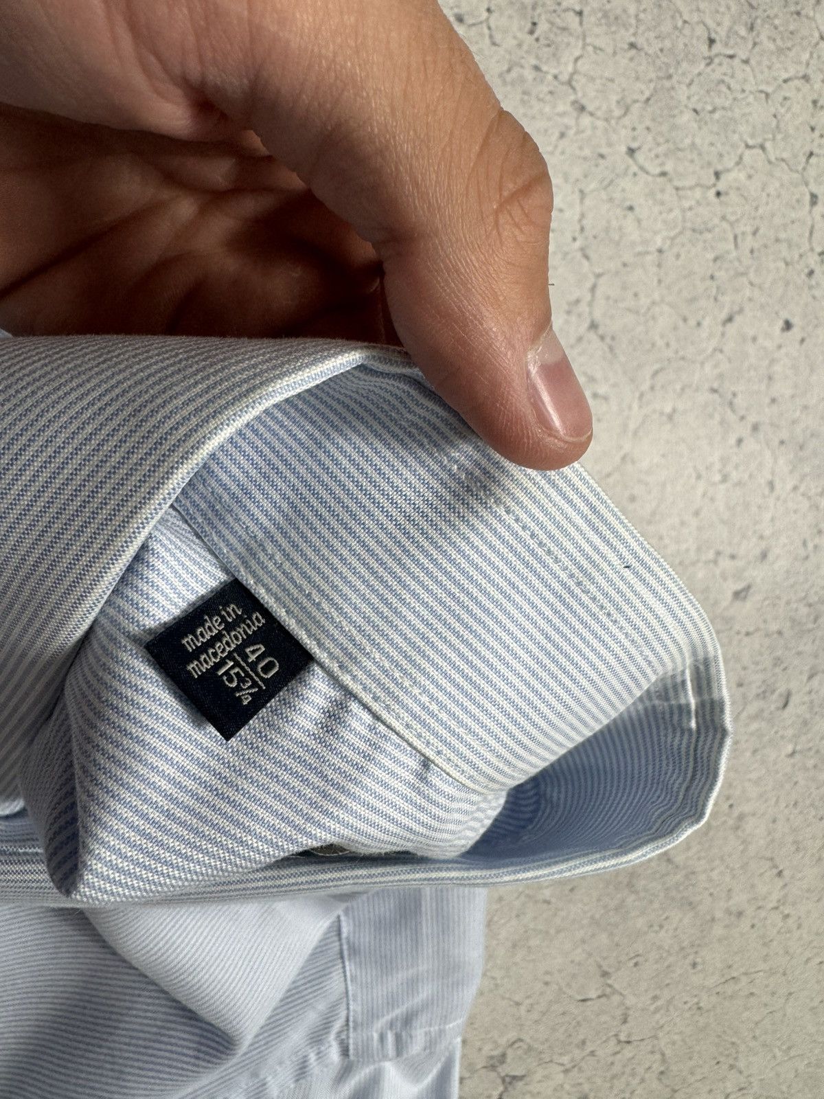Suitsupply Suitsupply Luxury Button Shirt Blue Size US M / EU 48-50 / 2 - 4 Thumbnail