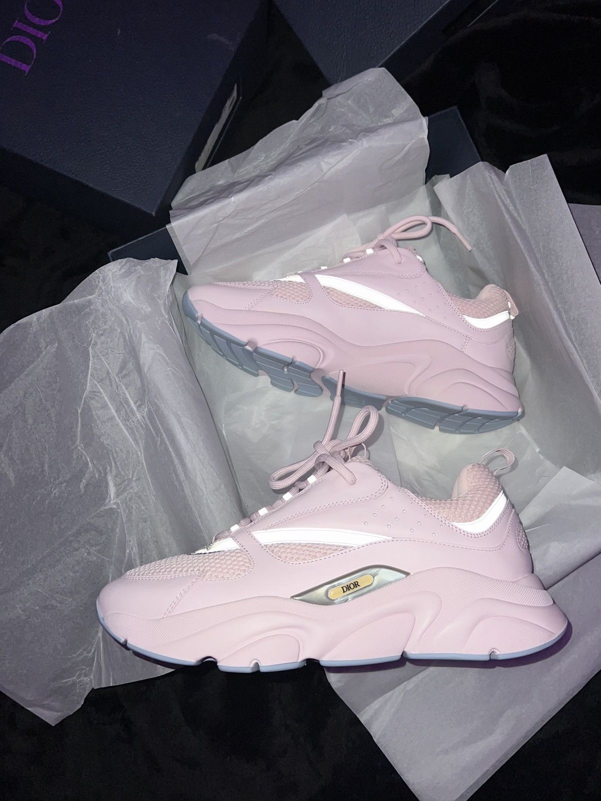 Dior Christian Dior b22 “pink” Size US 12 / EU 45 - 1 Thumbnail