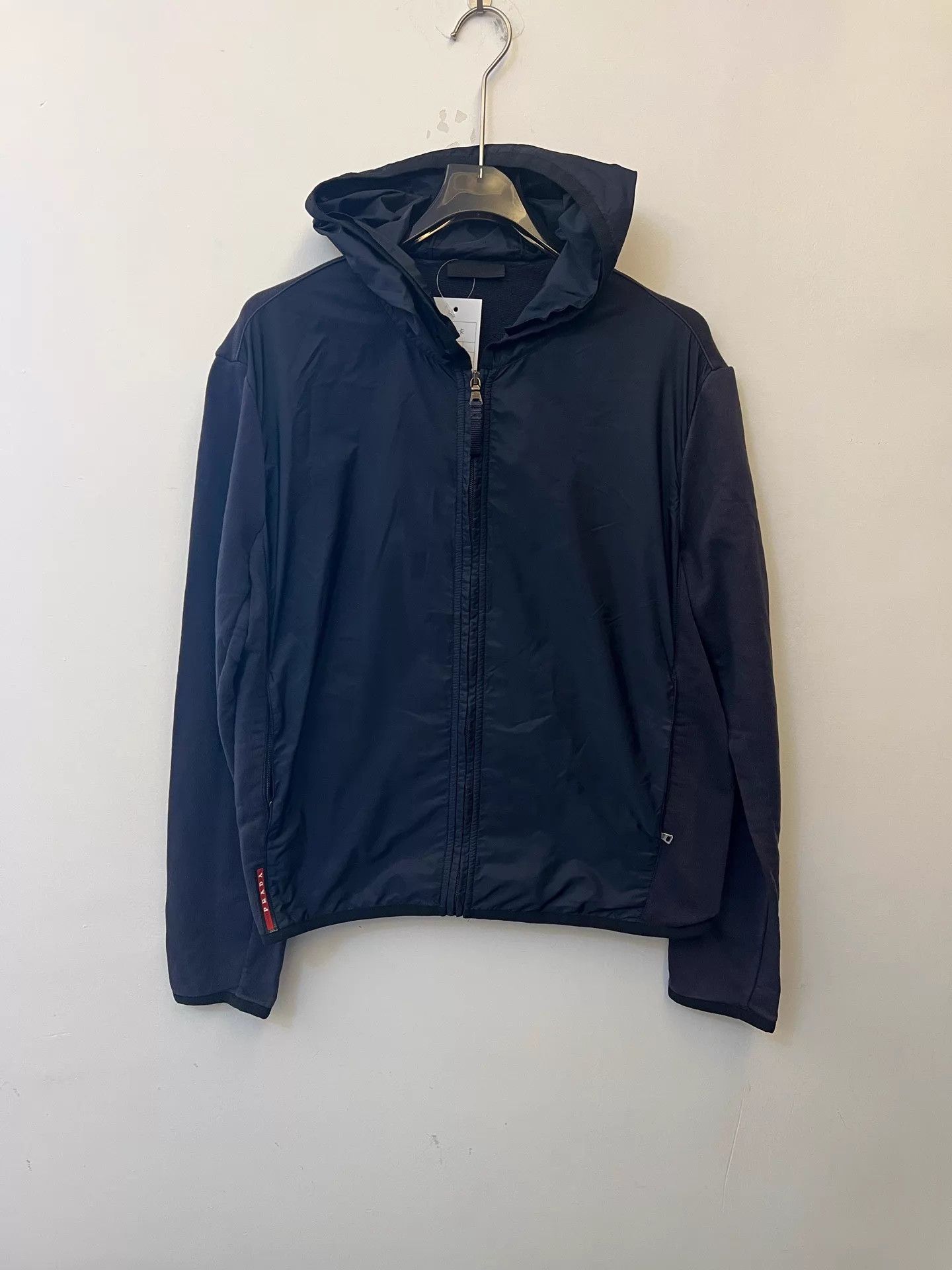 Prada Prada Rubber Strip Logo Nylon Jacket M Size M / US 6-8 / IT 42-44 - 1 Thumbnail