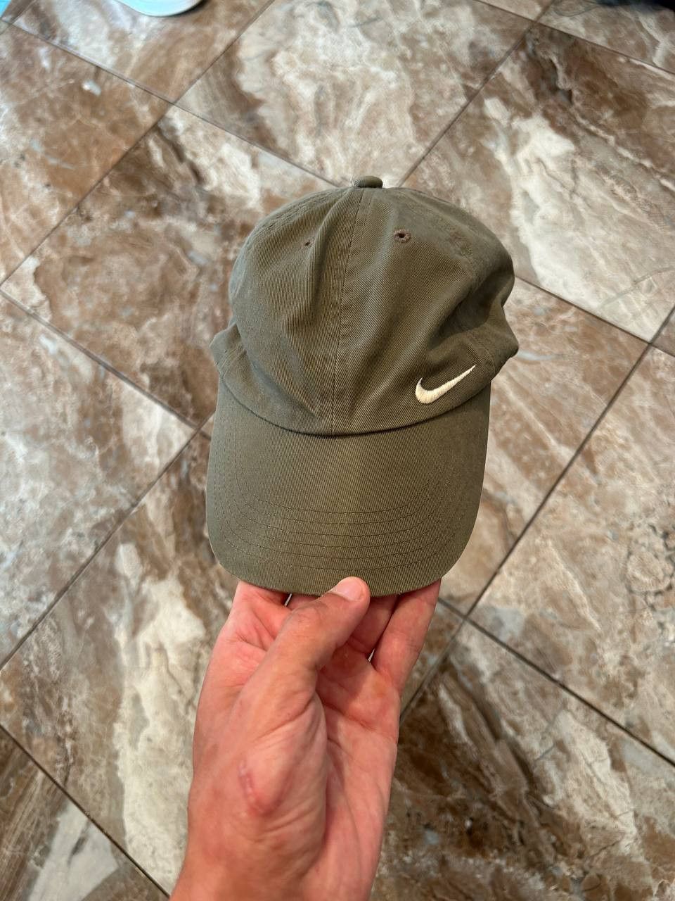 Nike × Vintage Brown nike cap Size 30 - 1 Thumbnail