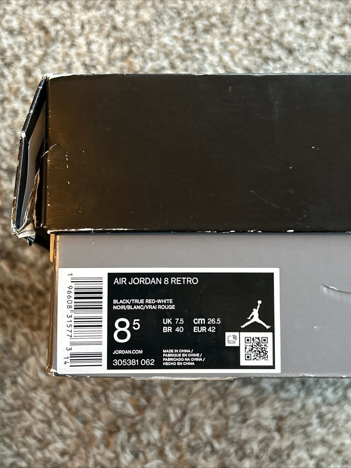 Jordan Brand Air Jordan 8 Retro Playoff 2023 Size US 8.5 / EU 41-42 - 8 Thumbnail