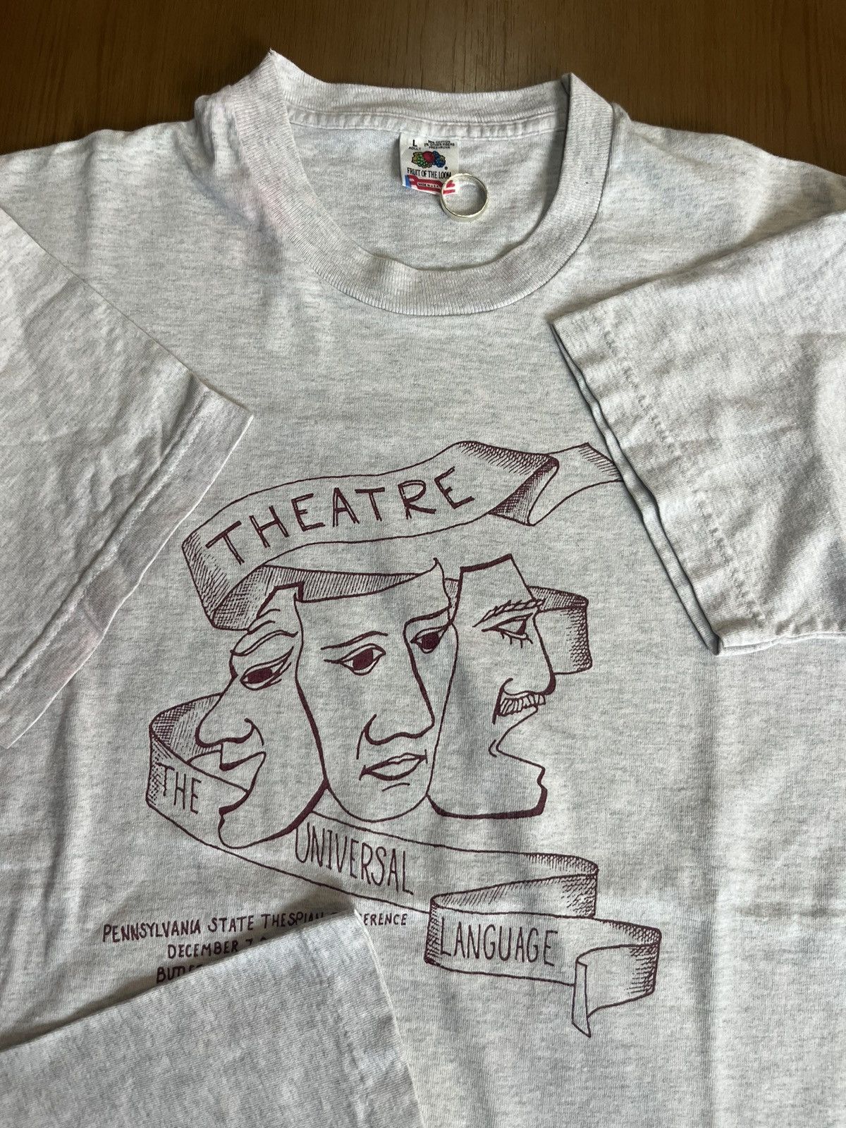 Vintage Vintage Theatre The Universal Language 1995’s Tshirt Size US L / EU 52-54 / 3 - 6 Thumbnail