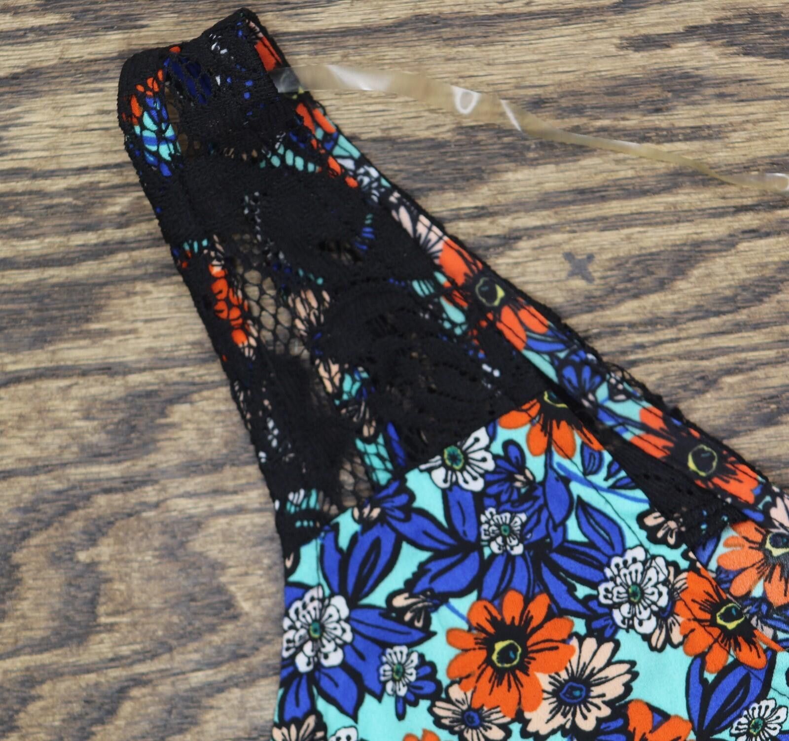Other Nwt Belle Du Jour Tank Top Blouse With Scarf Blue / Multi M Size M / US 6-8 / IT 42-44 - 8 Thumbnail