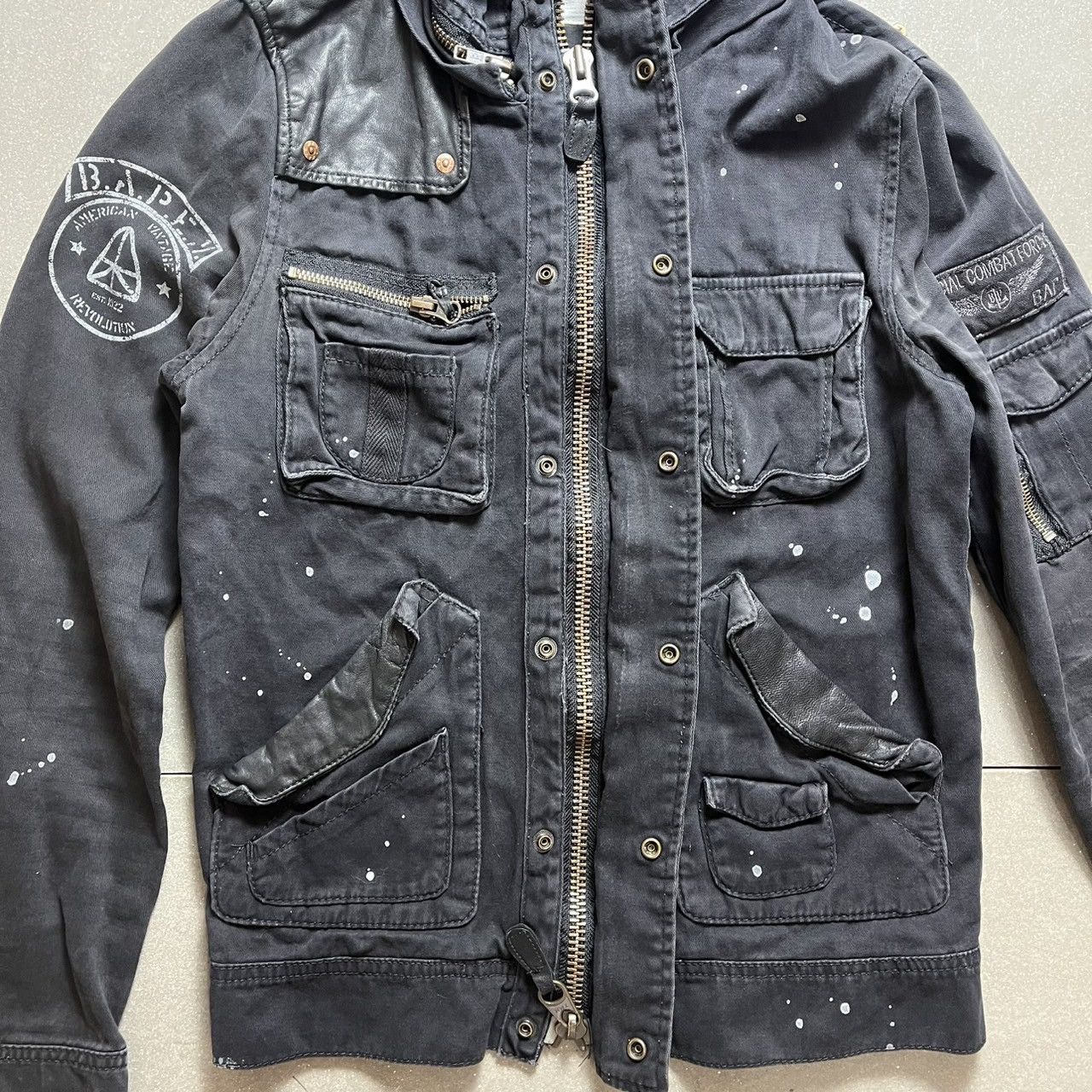 Japanese Brand × Le Grande Bleu (L.G.B.) Bond and Peace Zip-off Hoodie Jacket Size US M / EU 48-50 / 2 - 8 Thumbnail