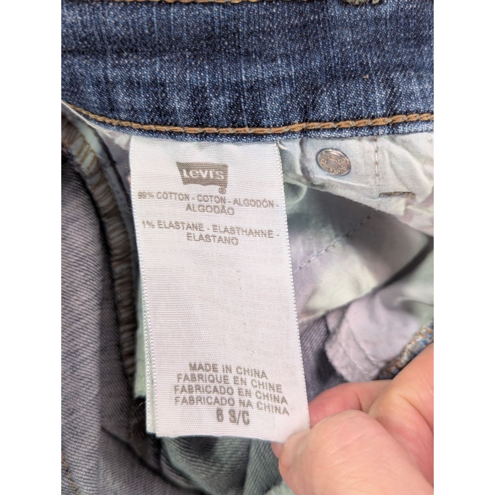 Levi's 512 Bootcut Jeans Sz 6 S/C (Short/Curvy) Perfectly Slimming Size 28" / US 6 / IT 42 - 6 Thumbnail