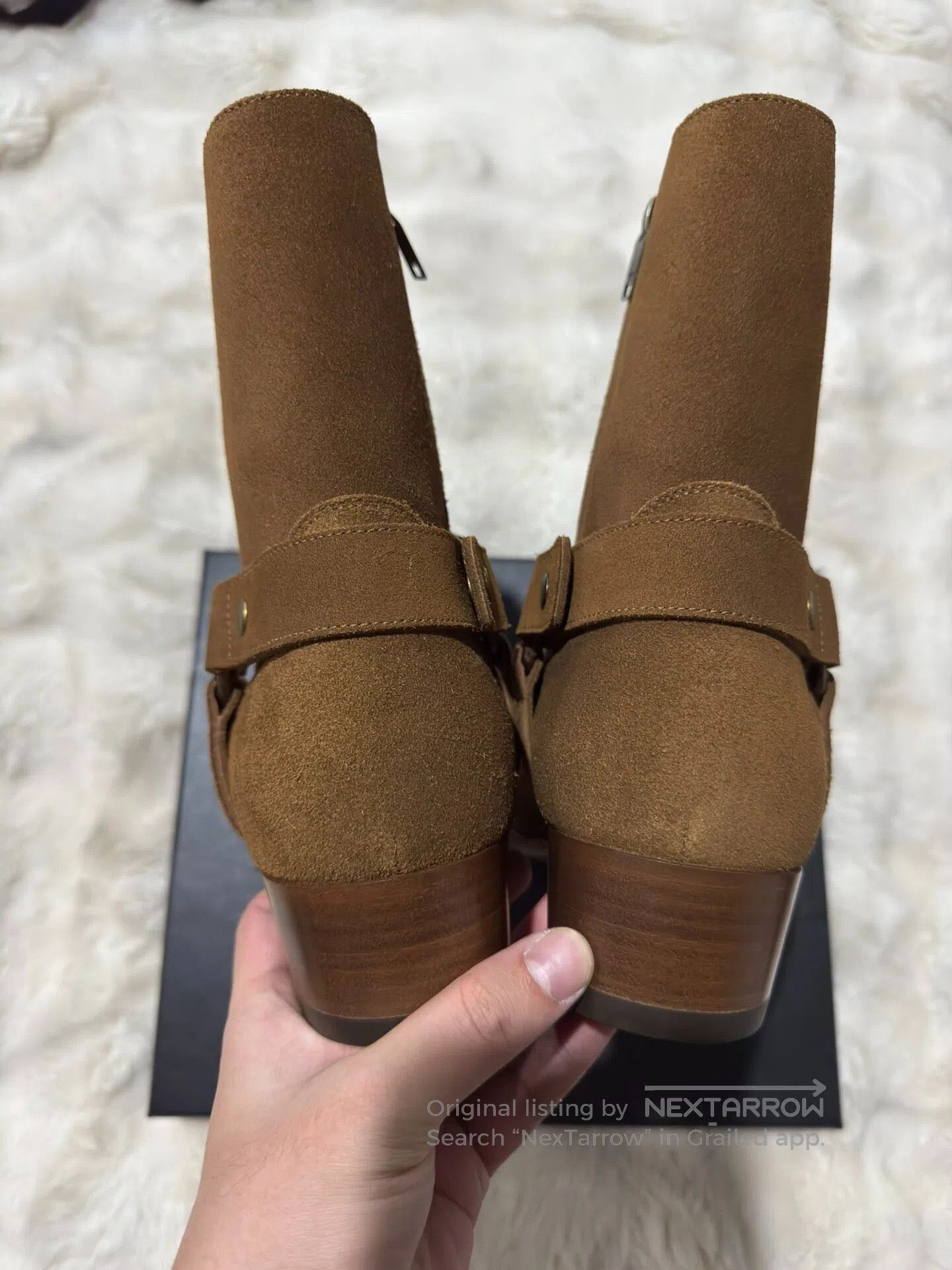 Saint Laurent Paris Saint Laurent Paris Suede Ring Chelsea Boots| Size US 11 / EU 44 - 7 Thumbnail