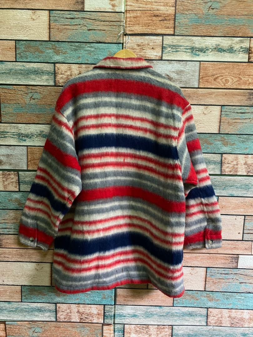 Vintage Graford Wool Jacket - Navajo-Style Blanket Stripe - Size L Size US L / EU 52-54 / 3 - 2 Thumbnail