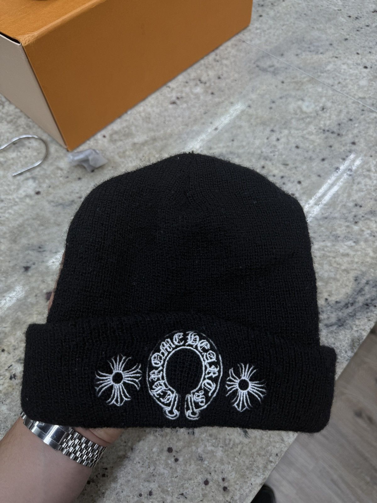 Chrome Hearts Chrome Hearts Horseshoe Beanie | Grailed