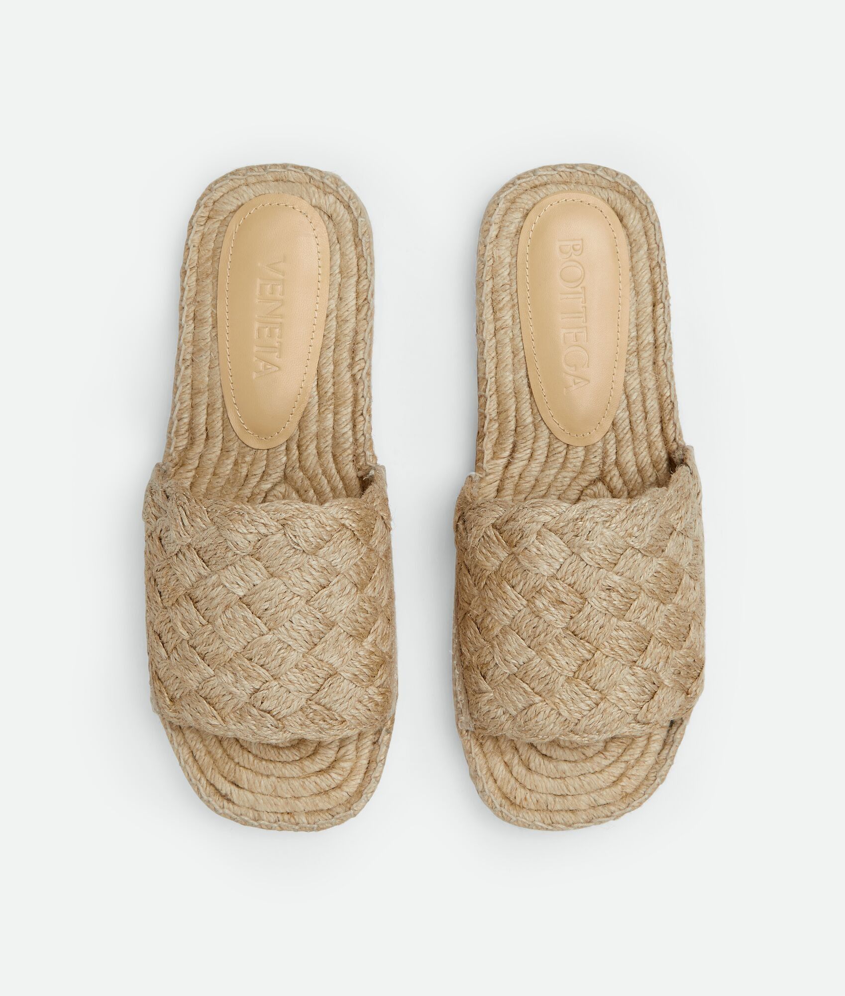 Bottega Veneta o1bcso1str0725 Jack Espadrilles Sandals in Cane Sugar Size US 7 / IT 37 - 4 Thumbnail