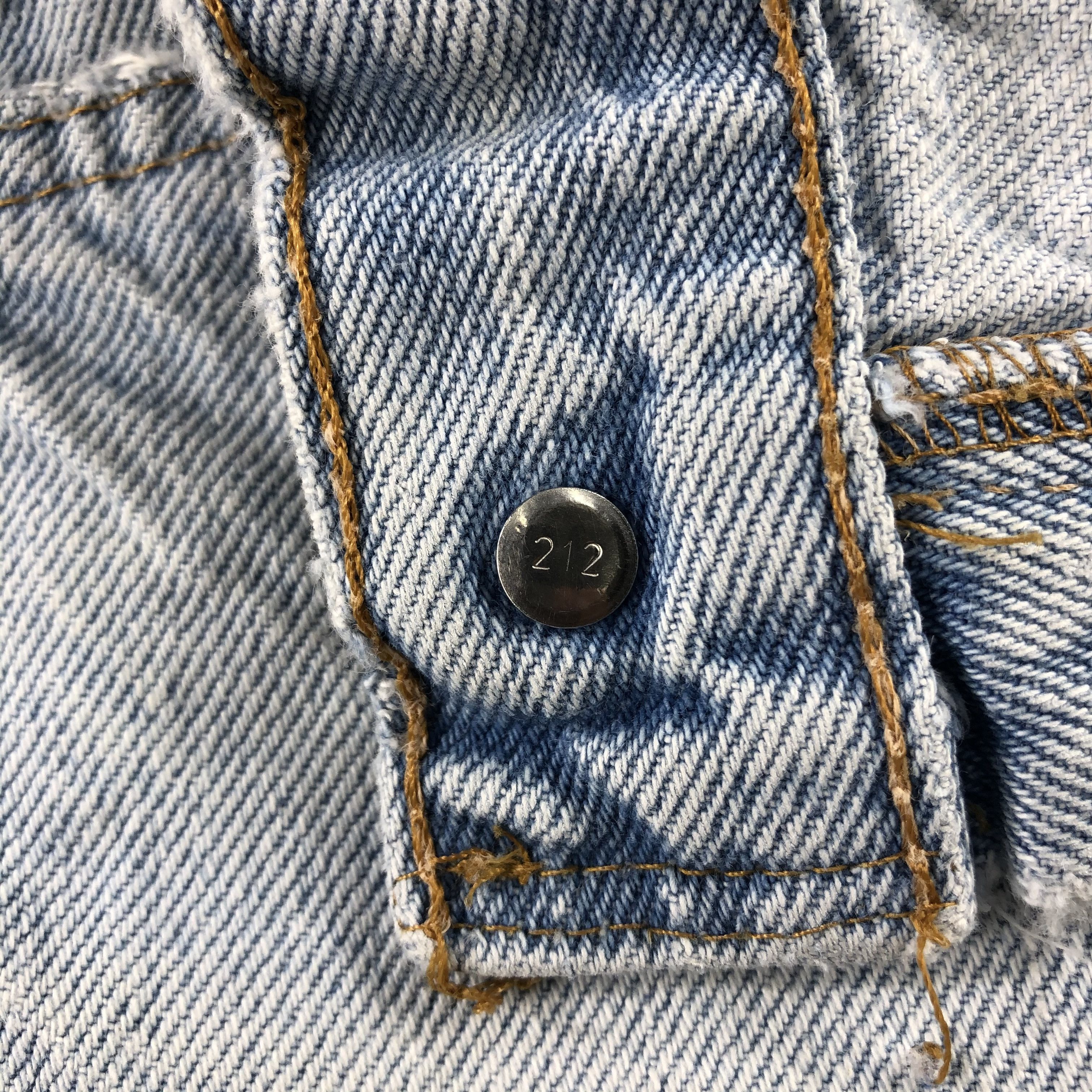Levi's Vintage 90s Levi's Jeans Orange Tab Distress Denim KJ1002 Size US 30 / EU 46 - 17 Thumbnail
