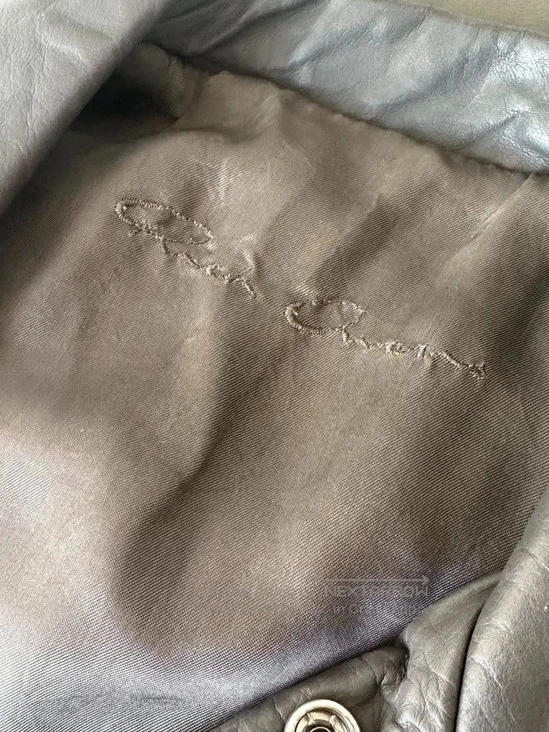 Rick Owens rick owens leather motorcycle jacket. Size US L / EU 52-54 / 3 - 4 Thumbnail