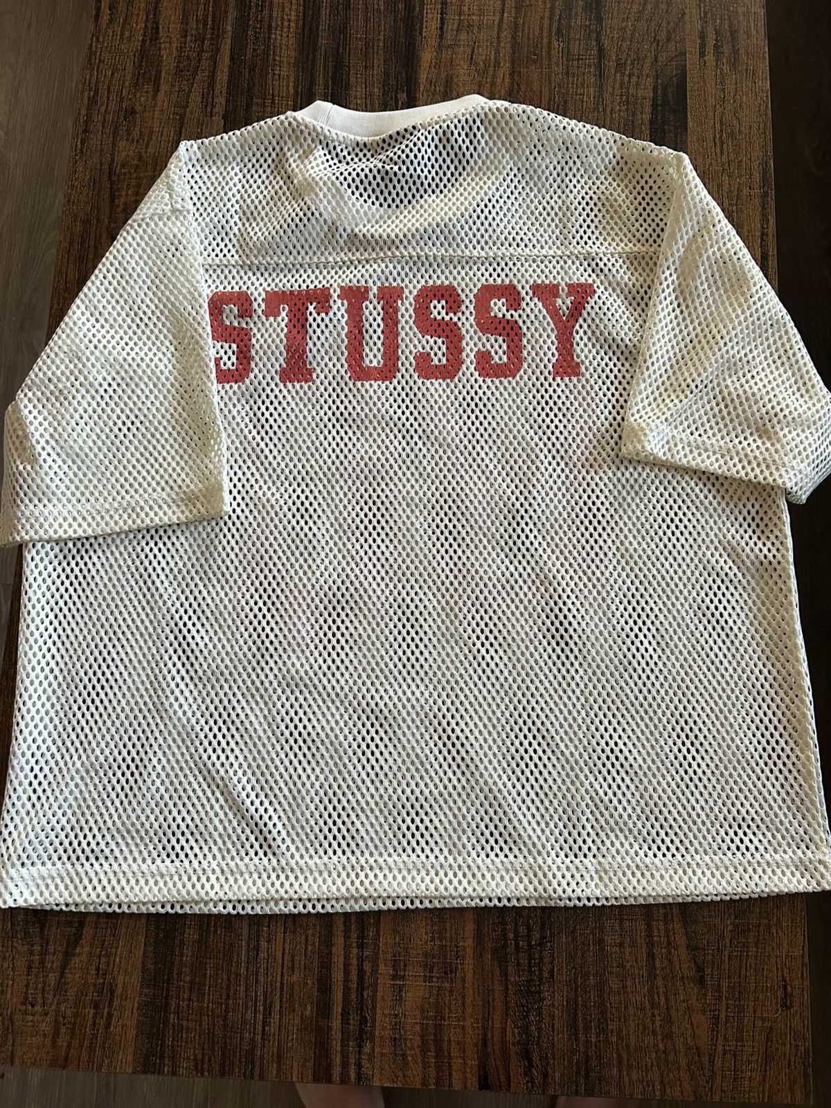 Stussy × Vintage Stussy Mesh Football Jersey | Grailed