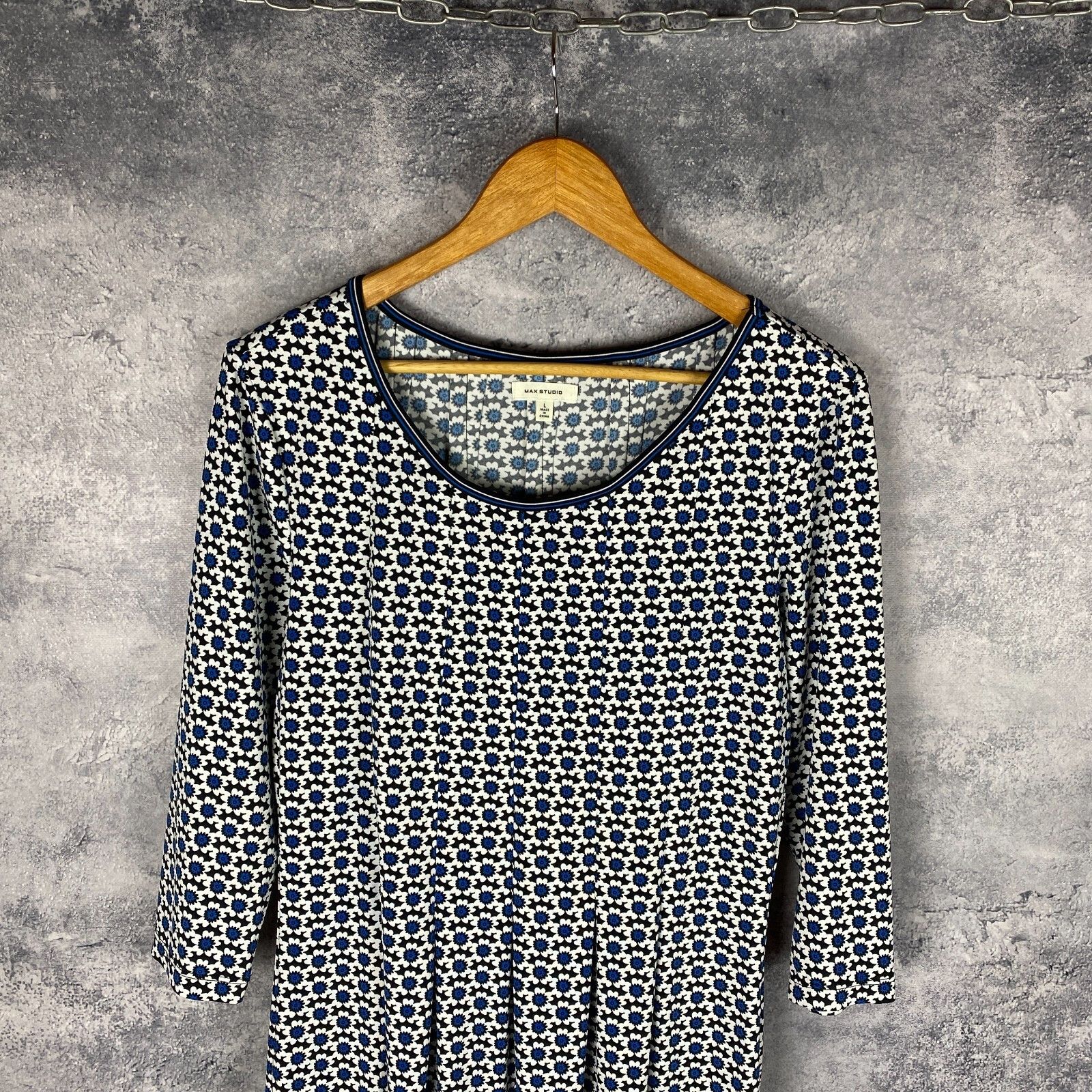 Other Max Studio Dress Women's Size L Long Sleeve Multicolor ` Size L / US 10 / IT 46 - 2 Thumbnail