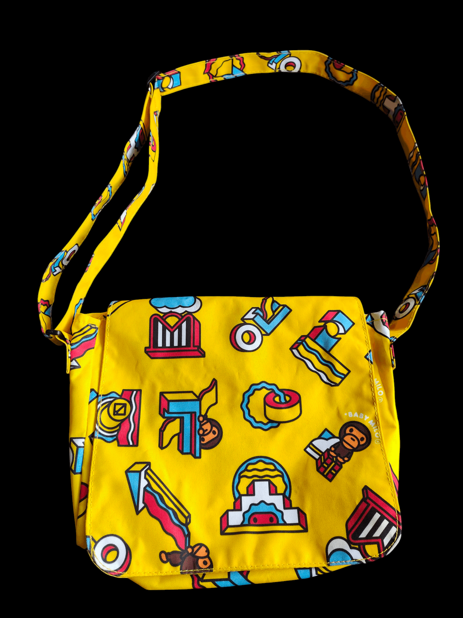 Bape Bape Bape Baby Milo Toy Print Shoulder Bag Size ONE SIZE - 2 Thumbnail