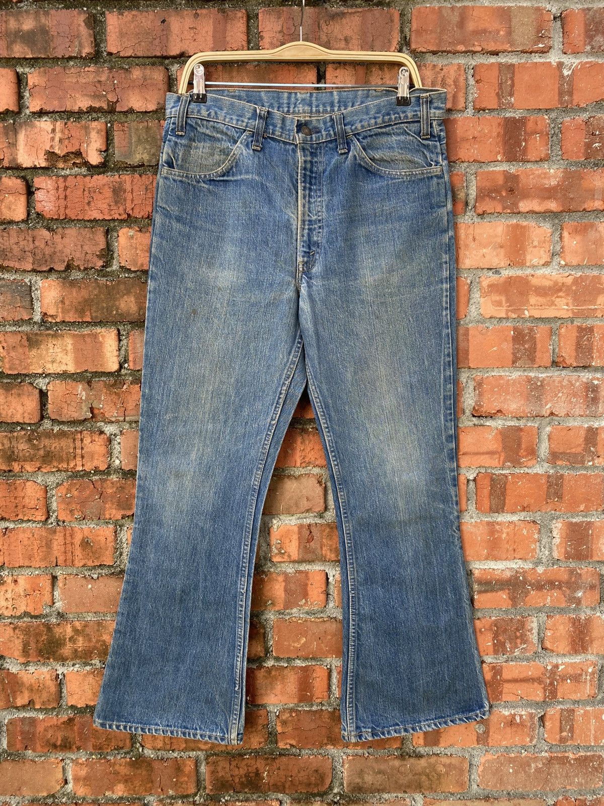 Levi's × Levi's Vintage Clothing × Vintage W35x29 Vintage levi's 646 flare bell bottom orange tab Size US 35 - 1 Thumbnail