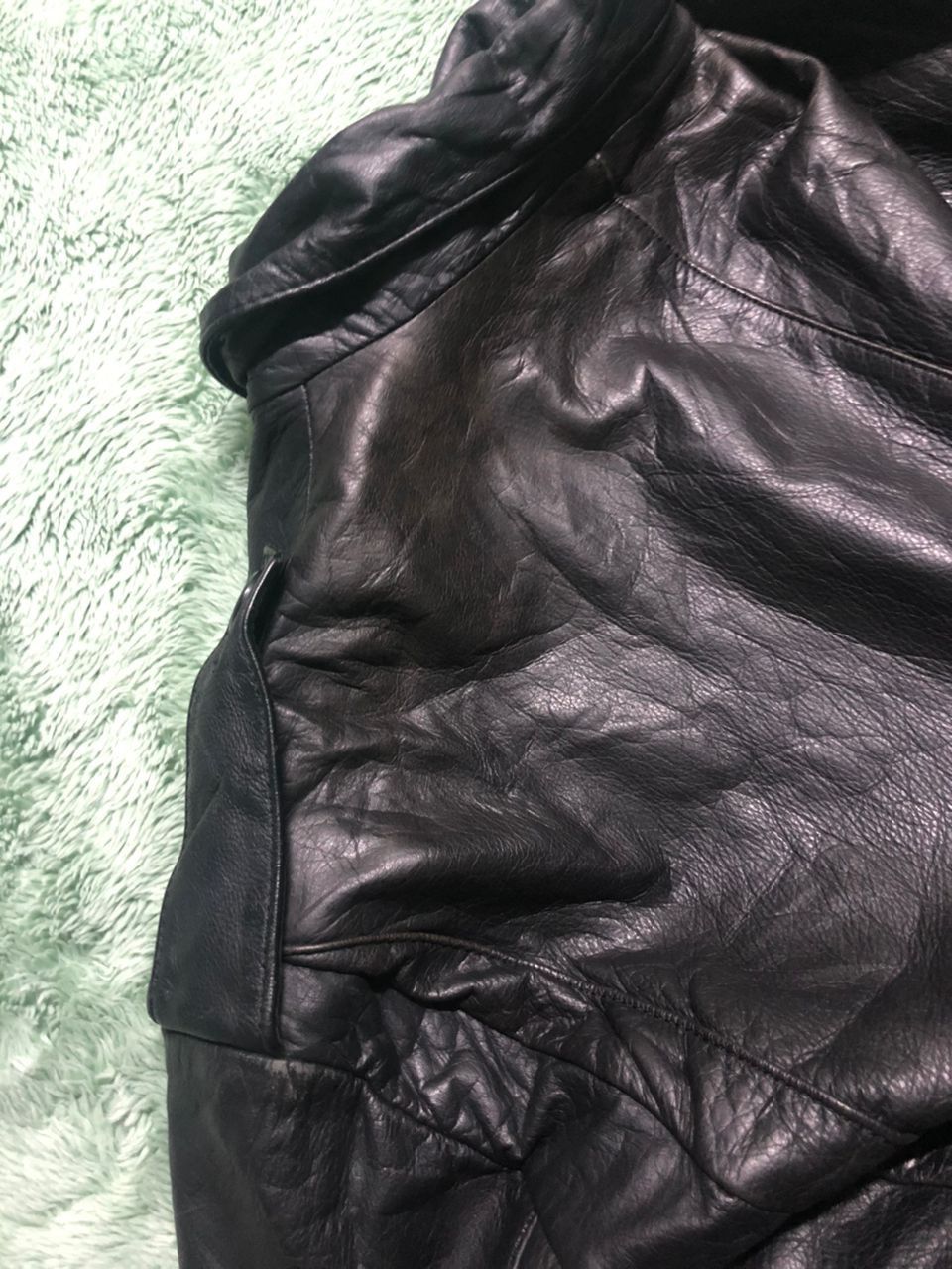 Issey Miyake VTG PARACHUTE CARGO COWHIDE LEATHER JACKET D HOMME AHOMME Size US L / EU 52-54 / 3 - 19 Thumbnail