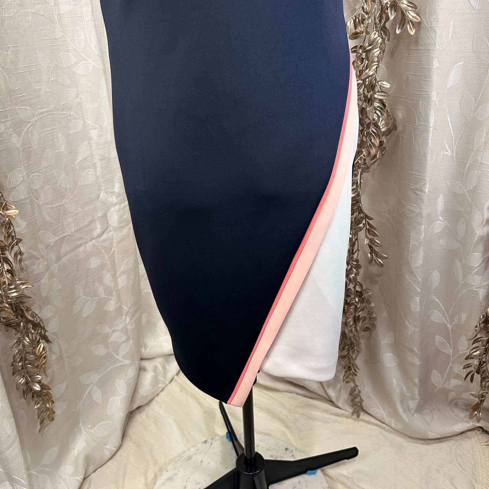 Tommy Hilfiger Tommy Hilfiger Navy White Coral Sheath Dress Size 14 Size XL / US 12-14 / IT 48-50 - 9 Thumbnail