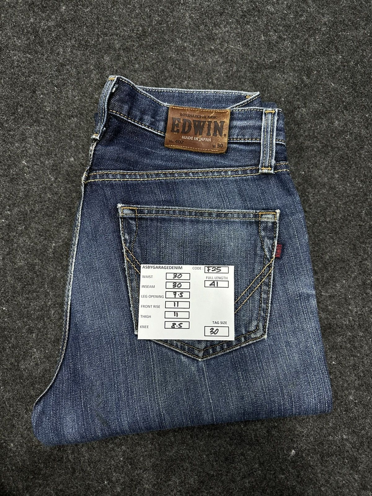 Edwin × If Six Was Nine × Vintage Vintage Edwin 402 Japan Washed Distressed Size 30 F25 Size US 30 / EU 46 - 13 Thumbnail
