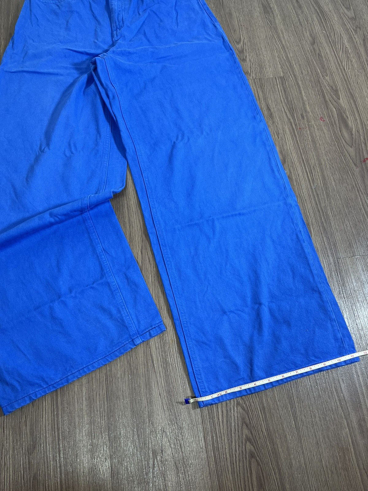 Marni × Uniqlo Uniqlo x Marni Highwaist Electric Blue Baggy Jeans Size US 29 - 15 Thumbnail