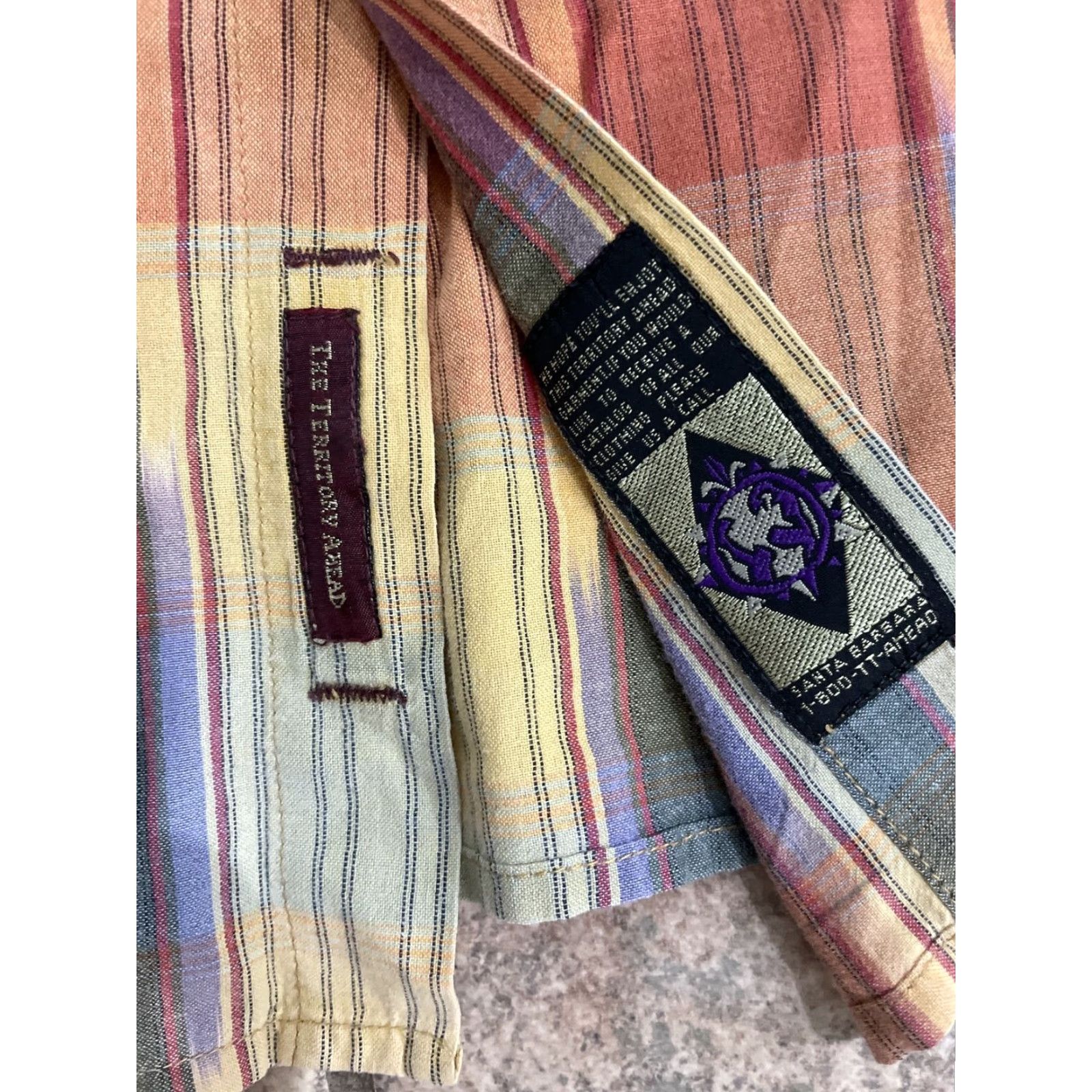 The Territory Ahead TERRITORY AHEAD Multicolor Button-Up Shirt Short Sleeve Adult Large Mens Size US L / EU 52-54 / 3 - 5 Thumbnail