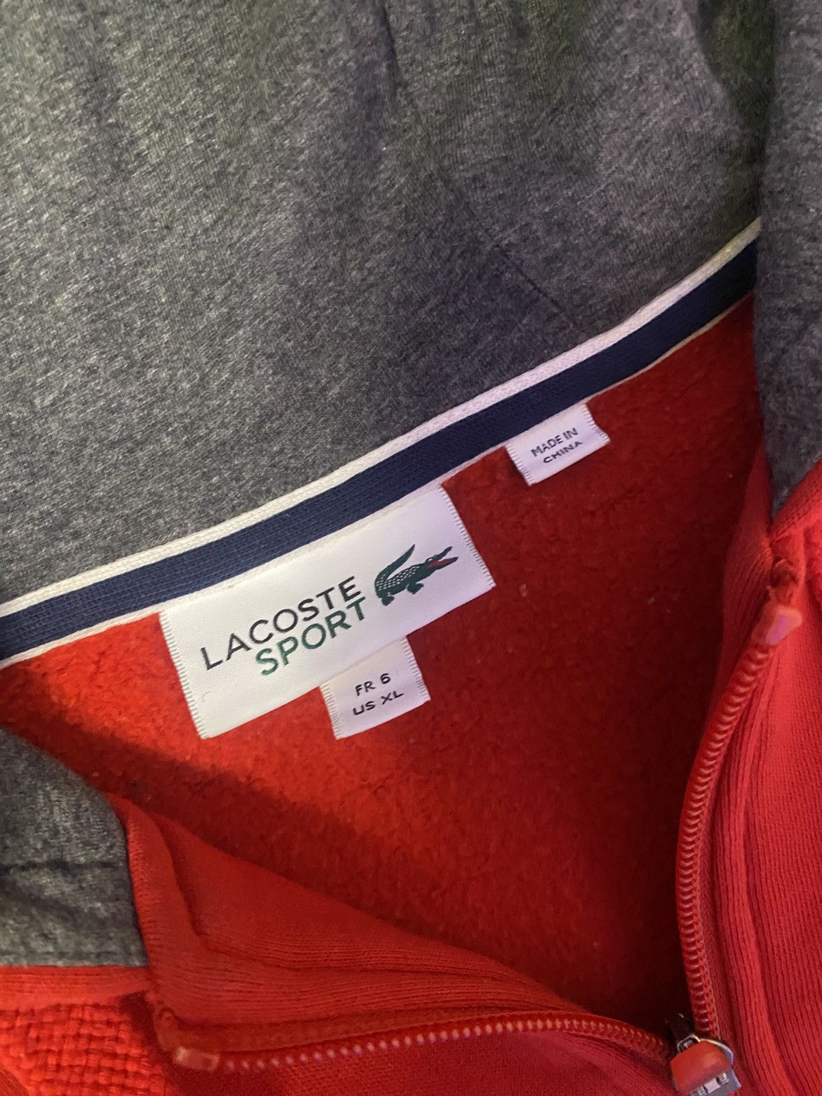 Lacoste Red Lacoste sweater Size US XL / EU 56 / 4 - 2 Thumbnail