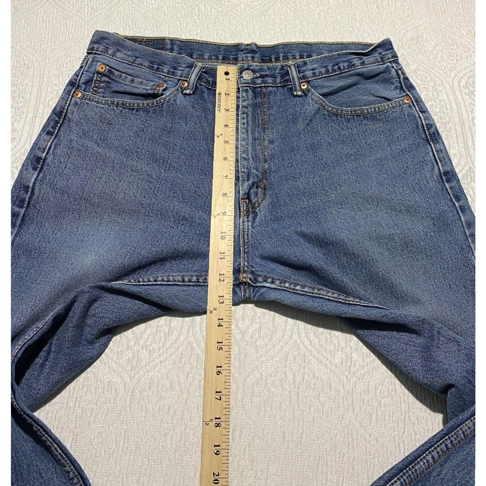 Levi's VINTAGE Levi's Jeans Mens 36x30 Blue Denim Medium Wash Straight Leg 5-Pocket Red Tab 501 Regular Mens Size US 36 / EU 52 - 7 Thumbnail