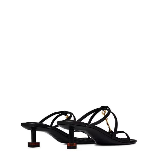 Jacquemus o1g2r1mq1024 Mule Sandals in Black Size US 9 / IT 39 - 4 Thumbnail