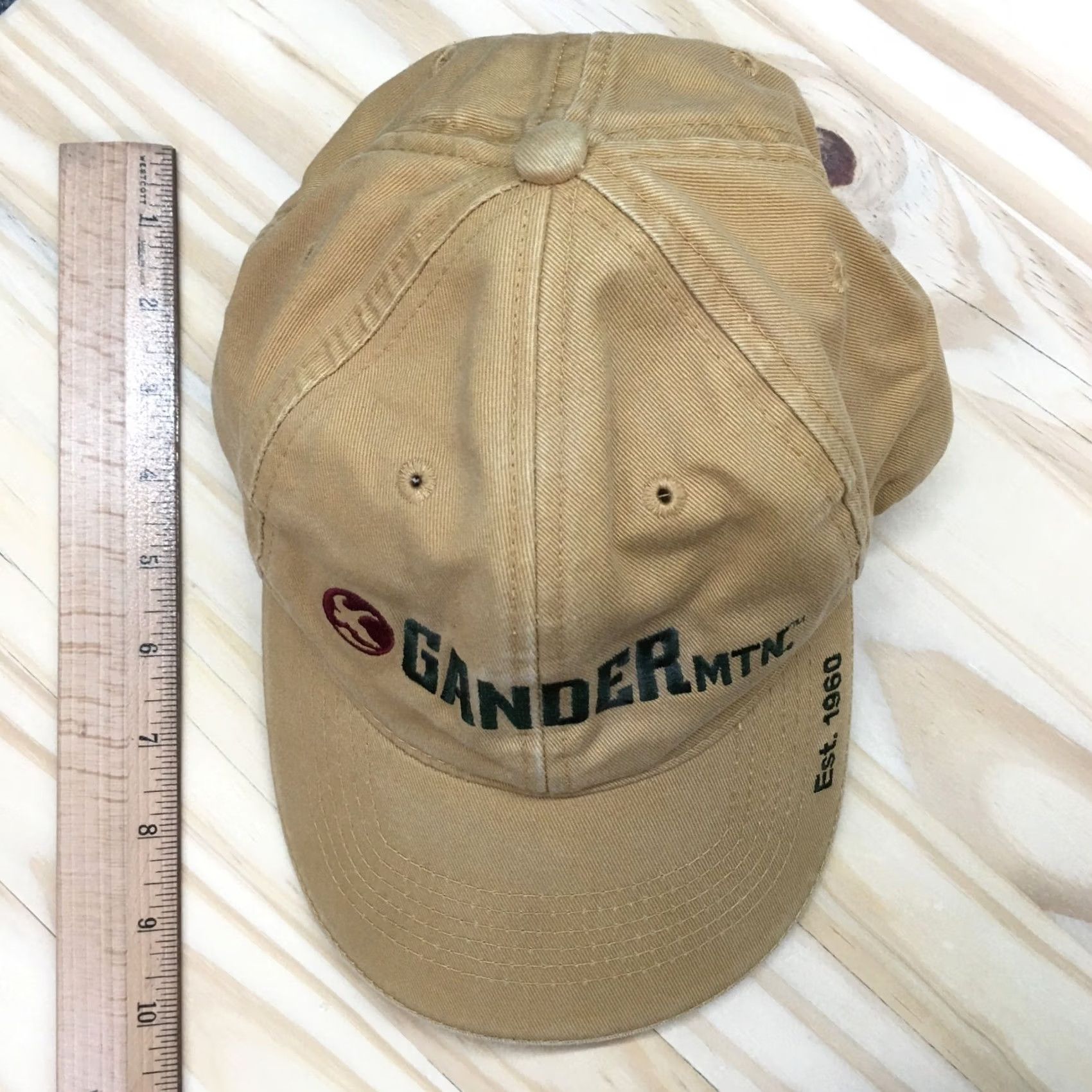 Logo 7 Gander Mountain Baseball Hat Mens Brown One Size Curved Brim Embroidered Logo Size ONE SIZE - 4 Thumbnail