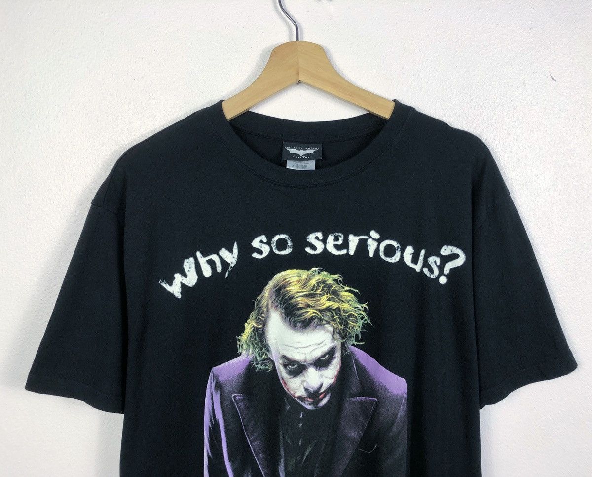 DC Comics Rare Y2K The Joker The Dark Knight Batman Movie Tee Size US L / EU 52-54 / 3 - 2 Thumbnail