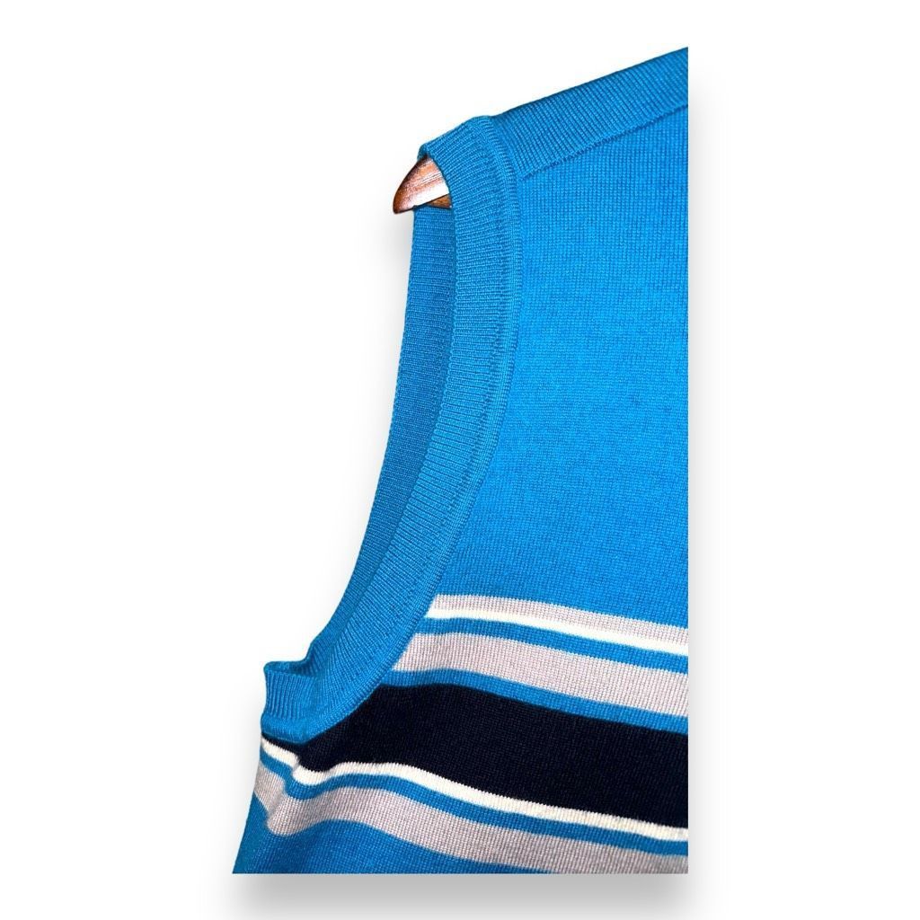 BEANPOLE Blue Bean Pole Golf Wool Quarter Zip Sweater vest Size M Size US M / EU 48-50 / 2 - 6 Thumbnail